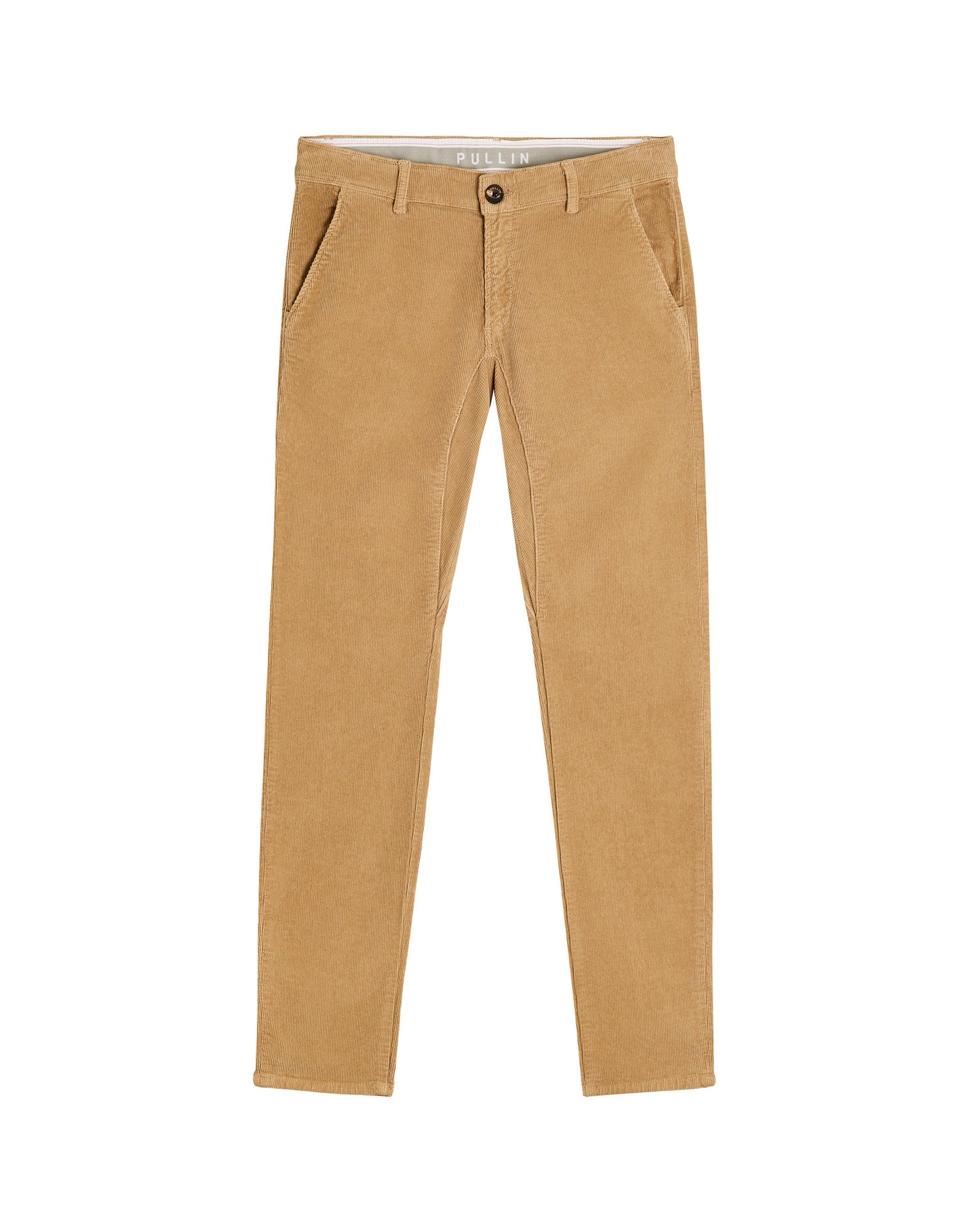 pantalon chino velours beige2 PULLIN en coton