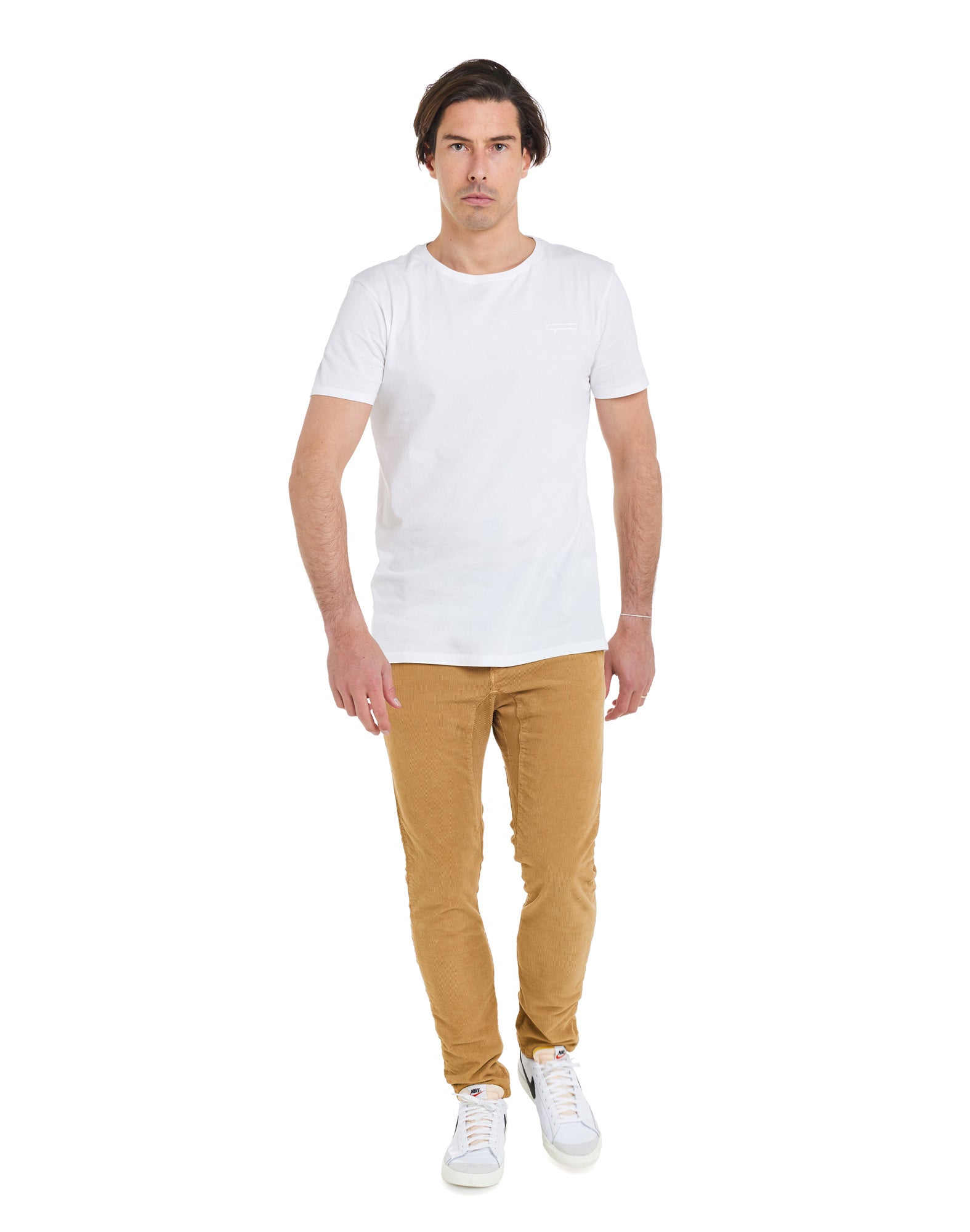pantalon chino velours beige2 PULLIN en coton
