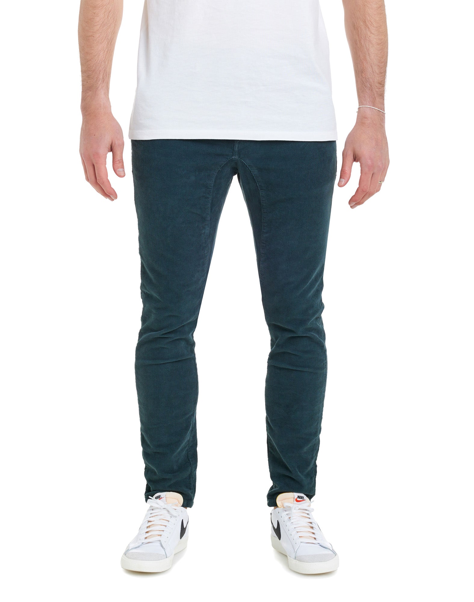 pantalon chino velours deepforest PULLIN en coton