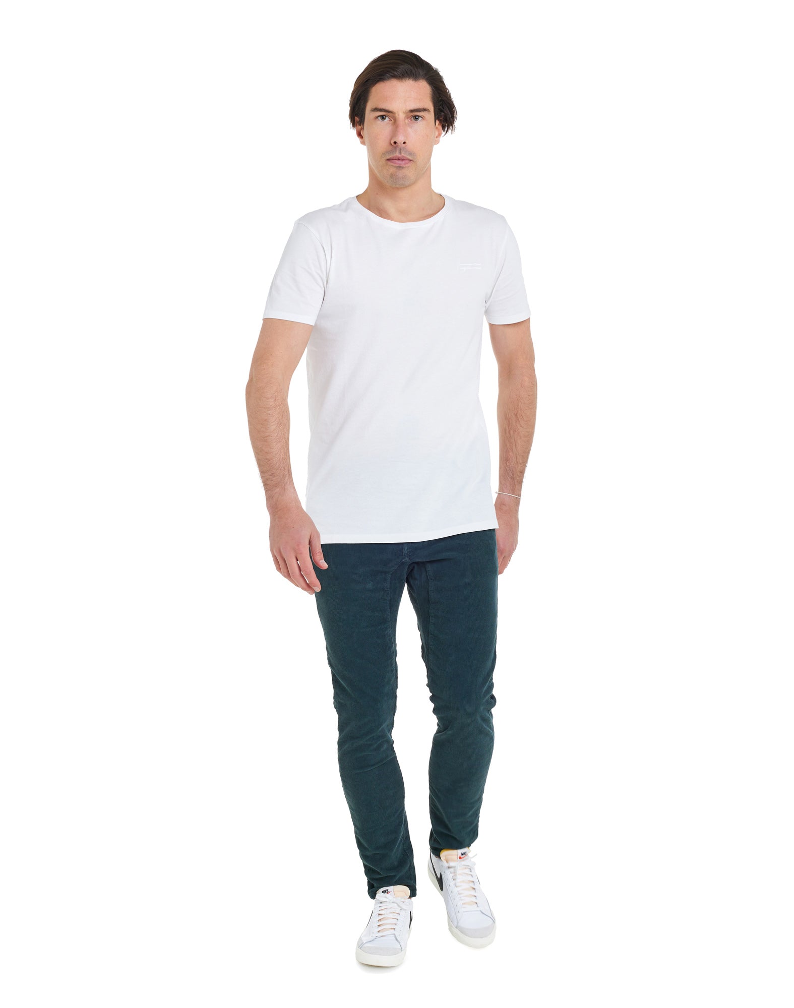 pantalon chino velours deepforest PULLIN en coton
