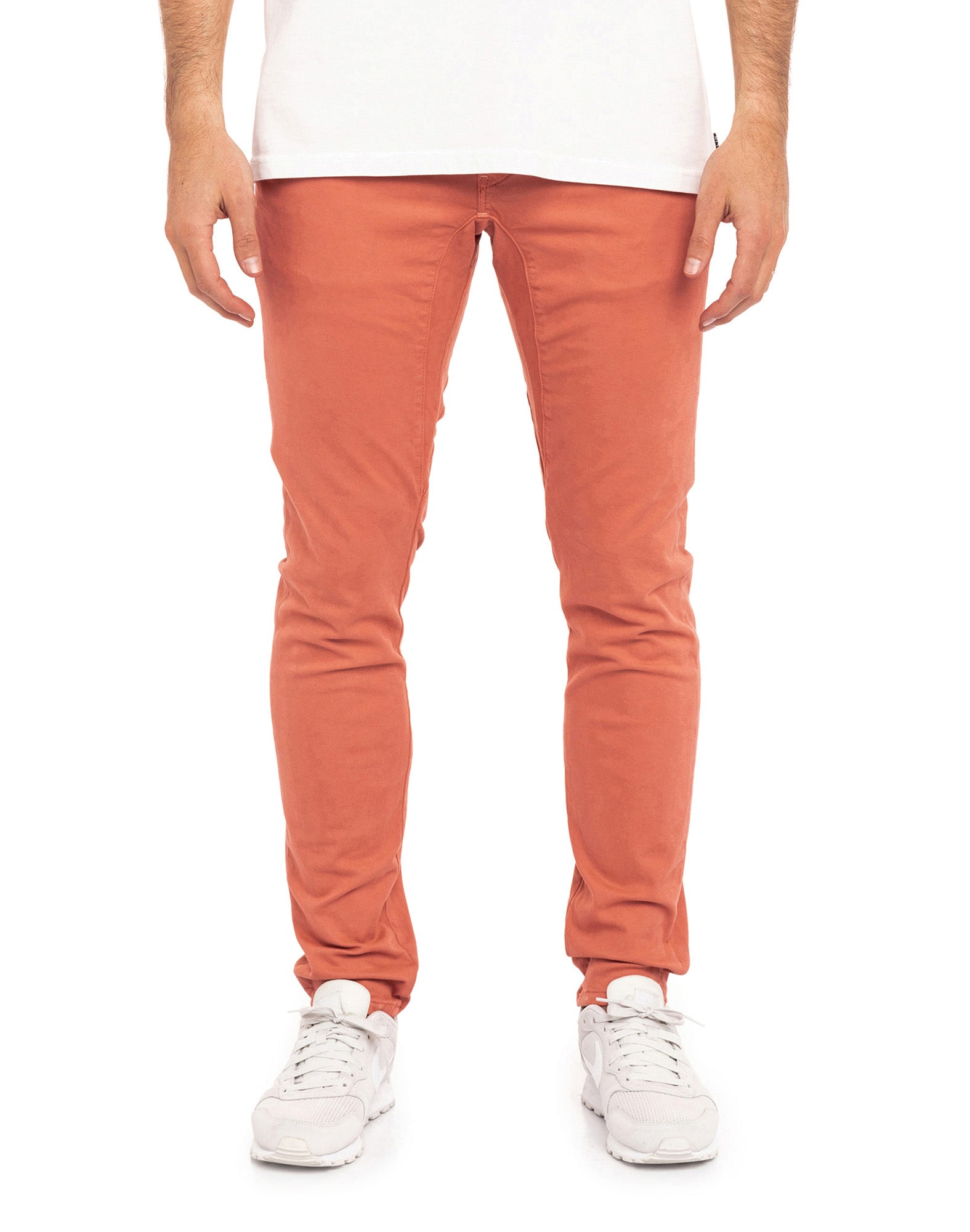 pantalon chino salmon PULLIN en coton