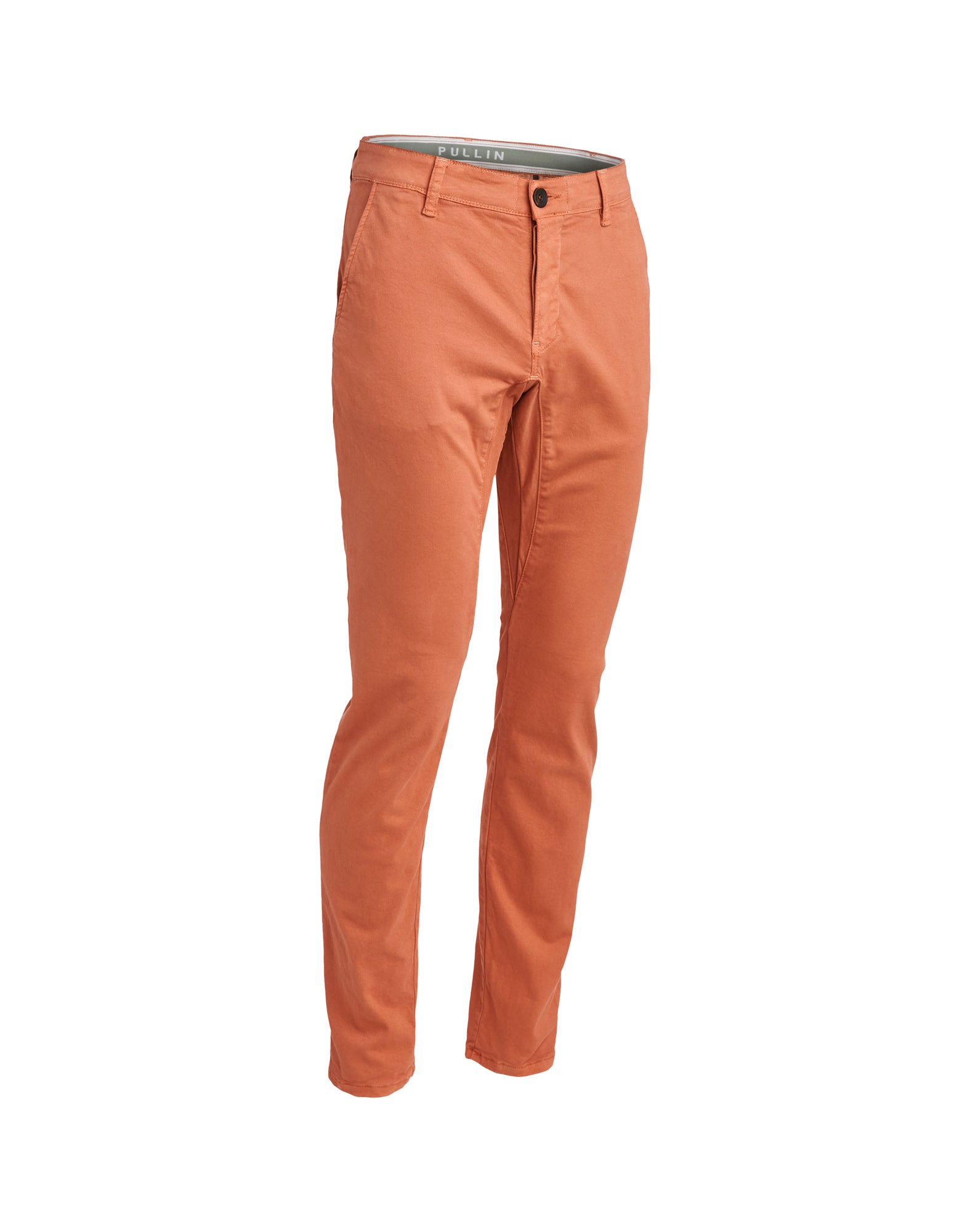 pantalon chino salmon PULLIN en coton