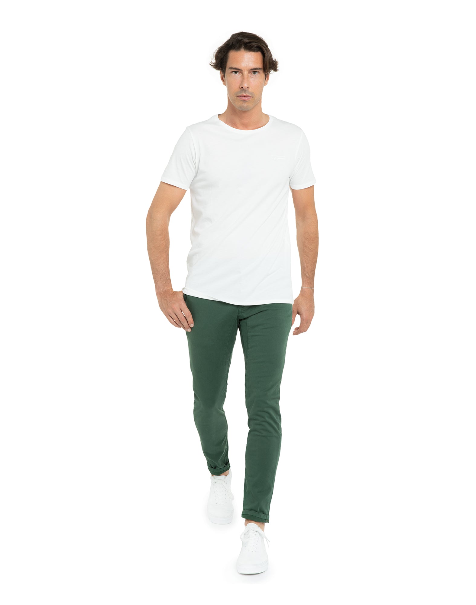 pantalon chino sapin PULLIN en coton