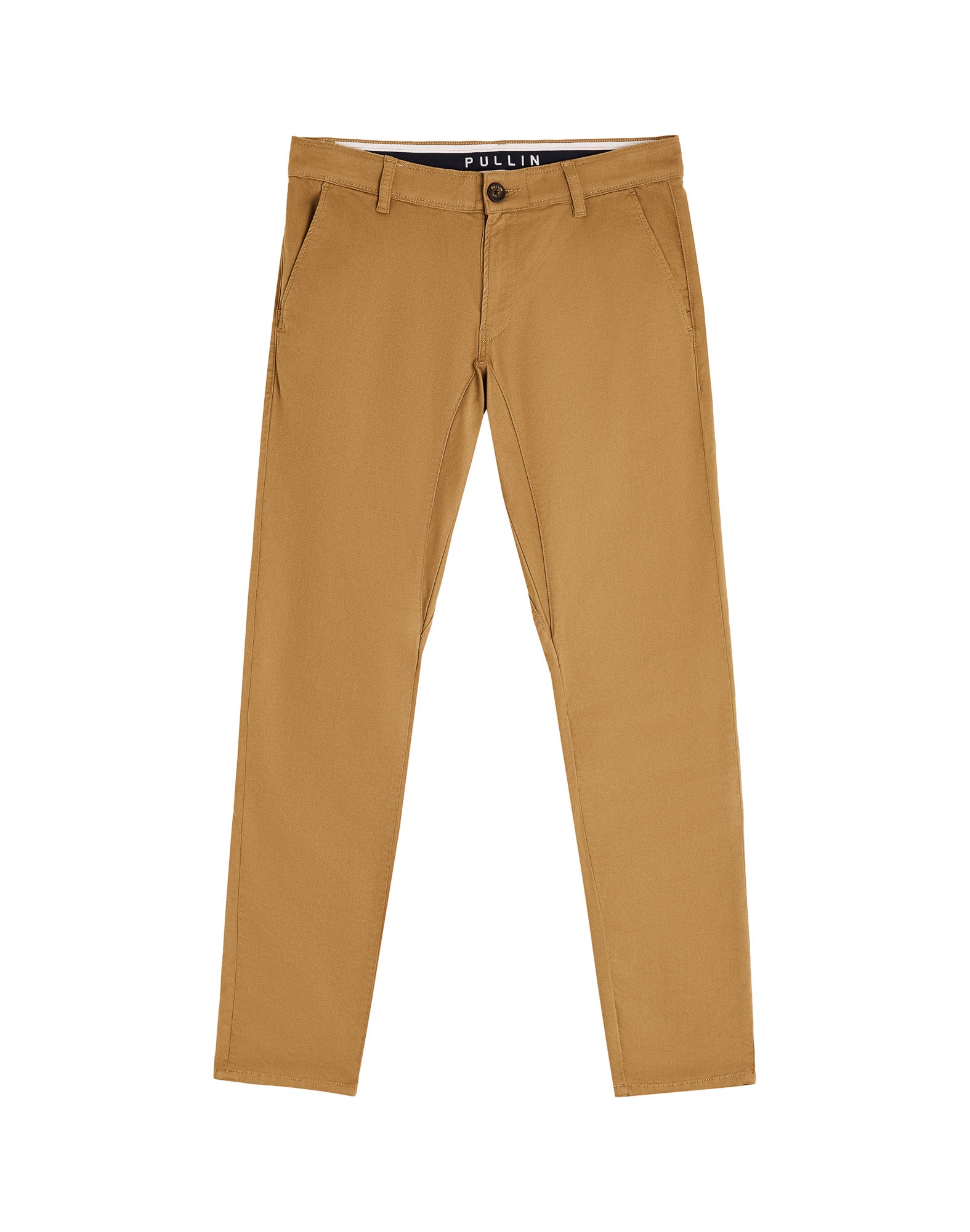 pantalon chino taupe PULLIN en coton