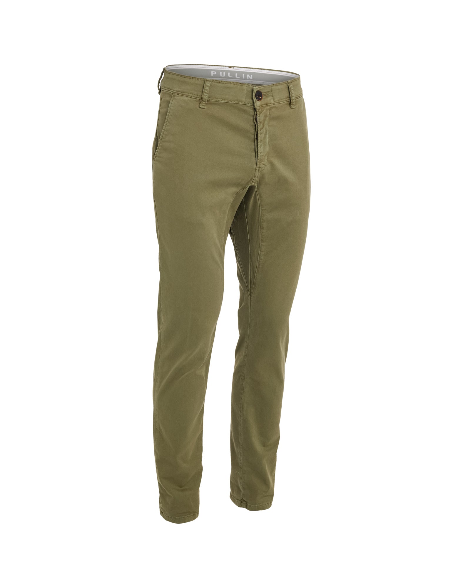 pantalon chino verdi PULLIN en coton