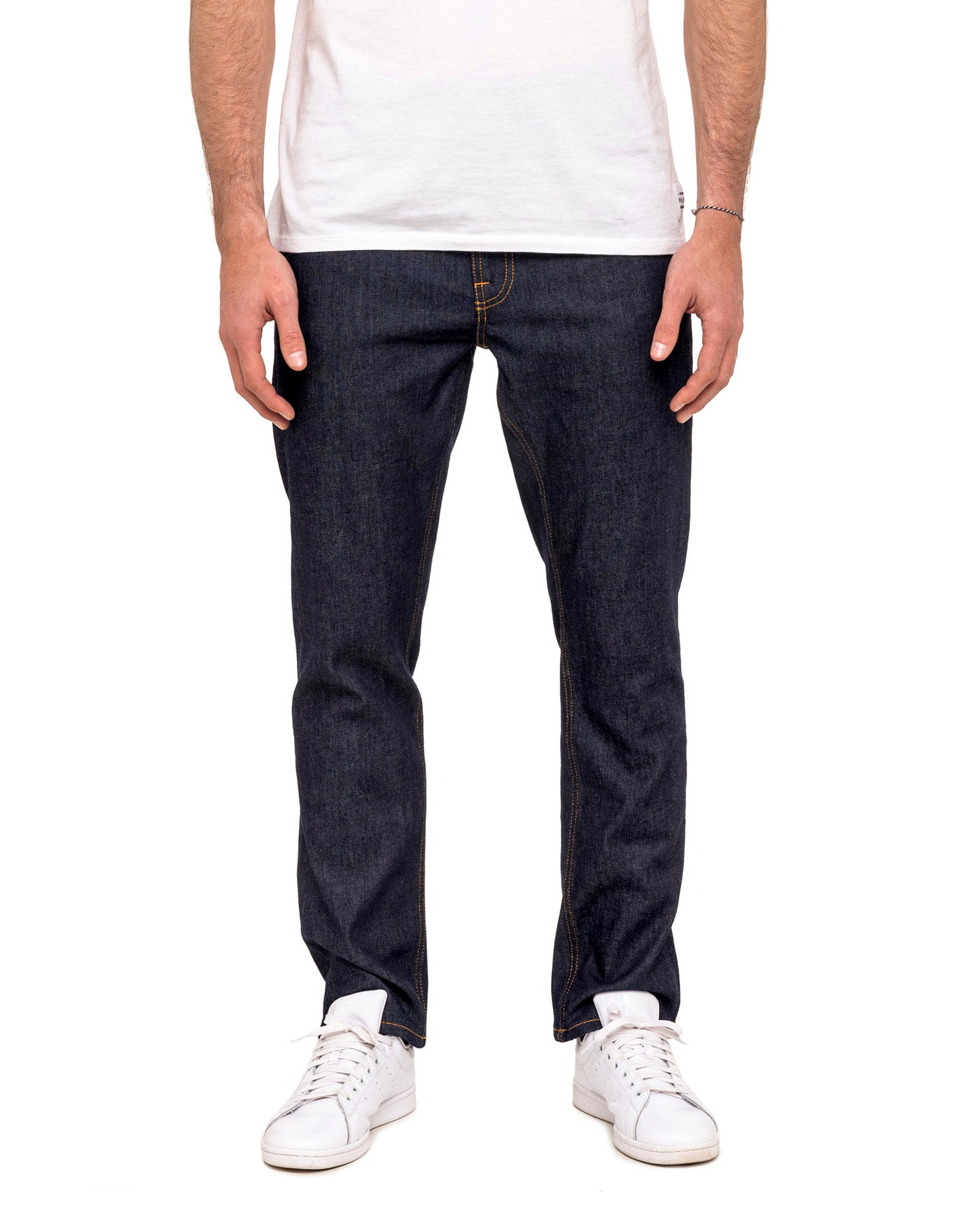 pantalon regular blue PULLIN en coton