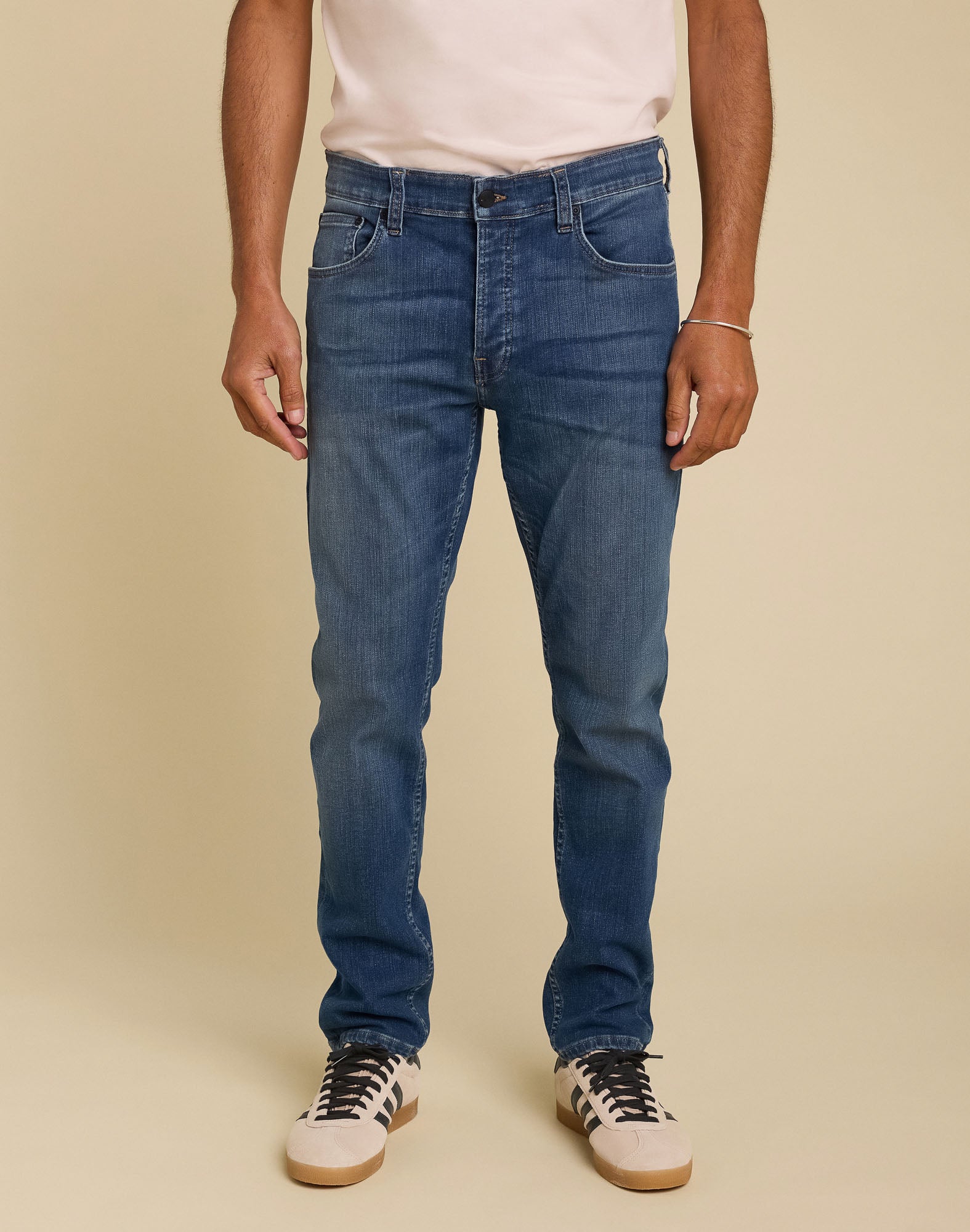 pantalon regular fade PULLIN en coton