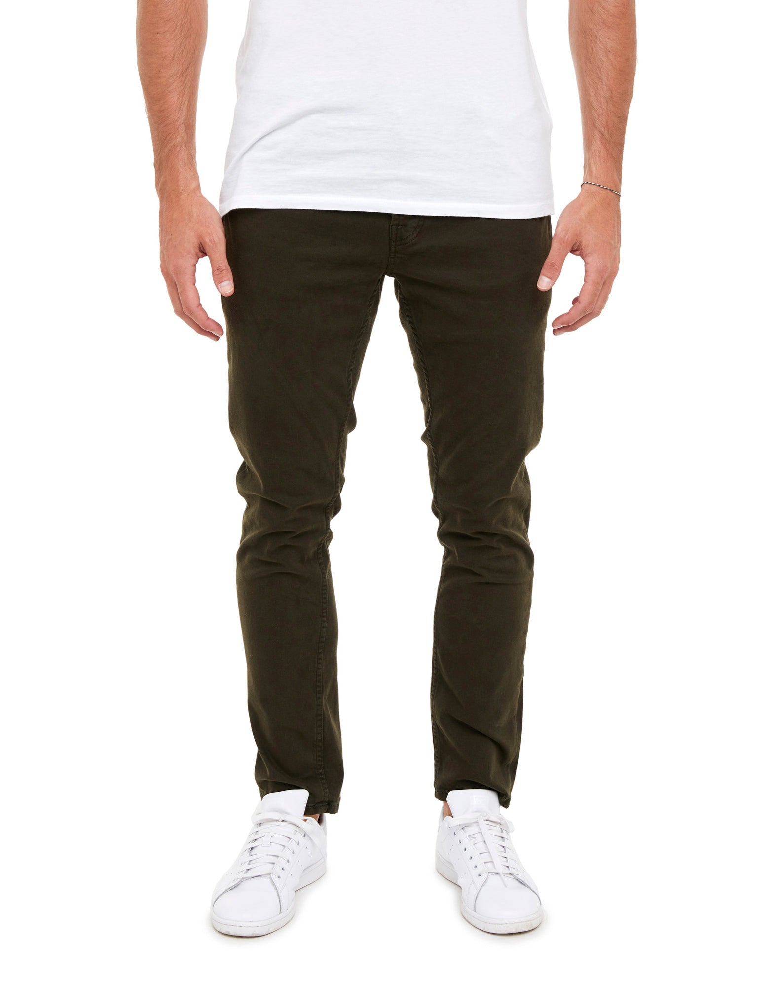 pantalon regular khaki PULLIN en coton