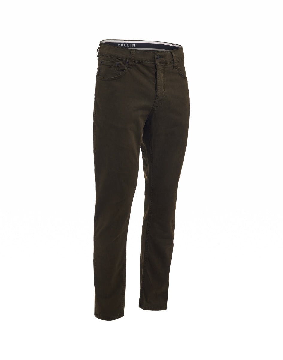 pantalon regular khaki PULLIN en coton