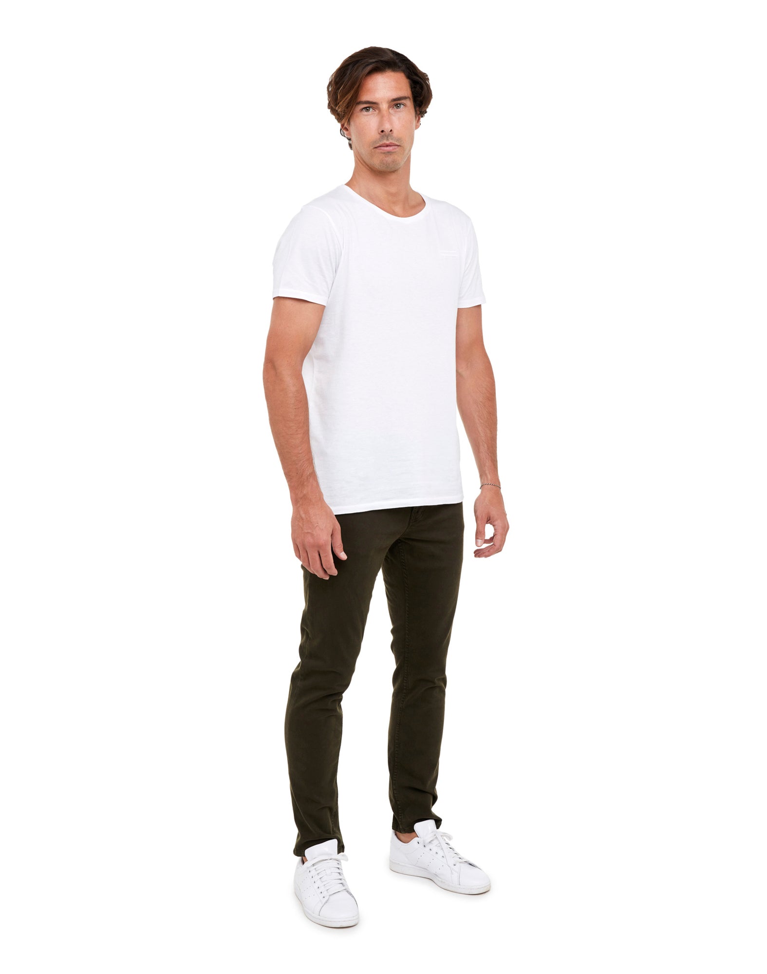 pantalon regular khaki PULLIN en coton