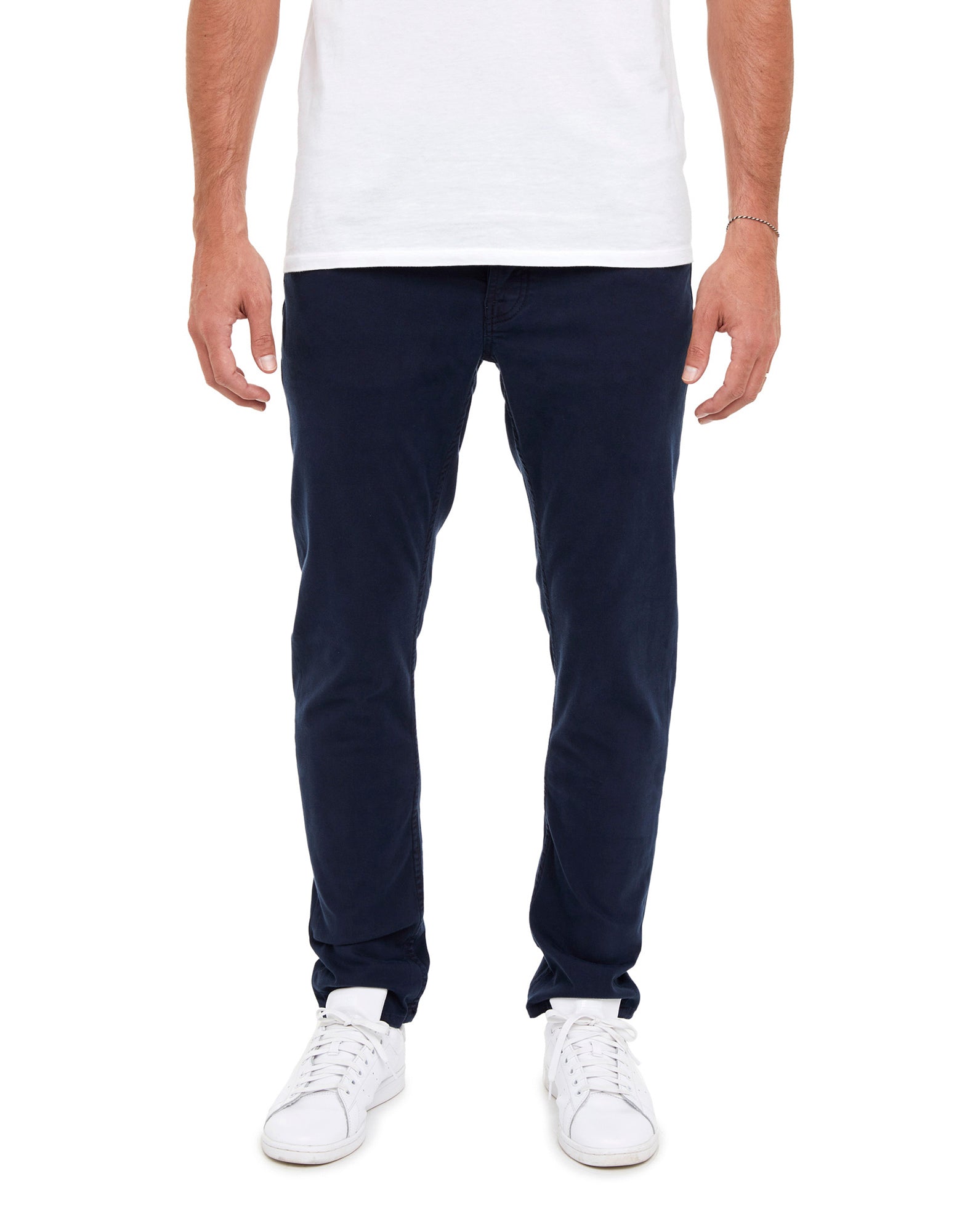pantalon regular marine PULLIN en coton