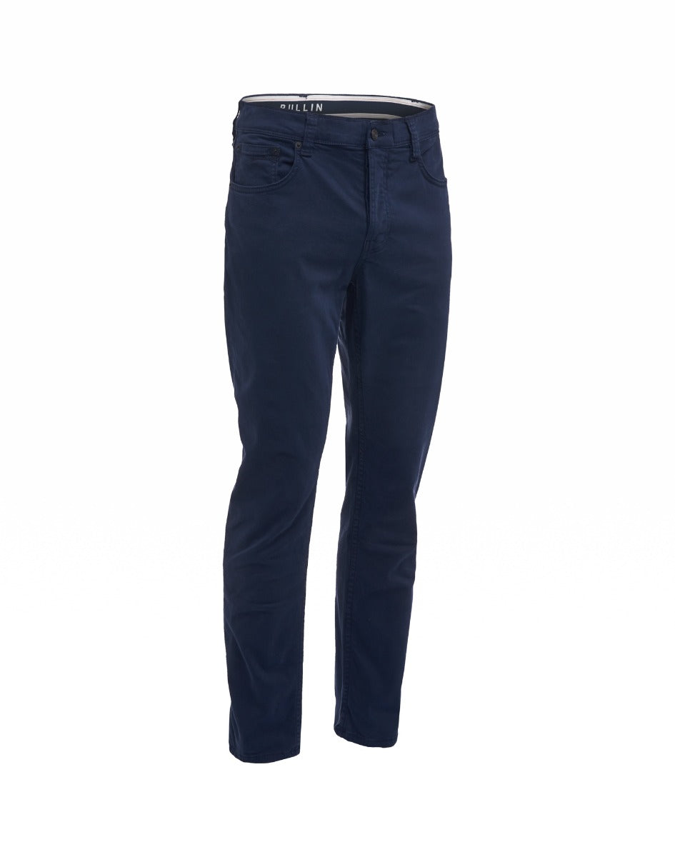 pantalon regular marine PULLIN en coton