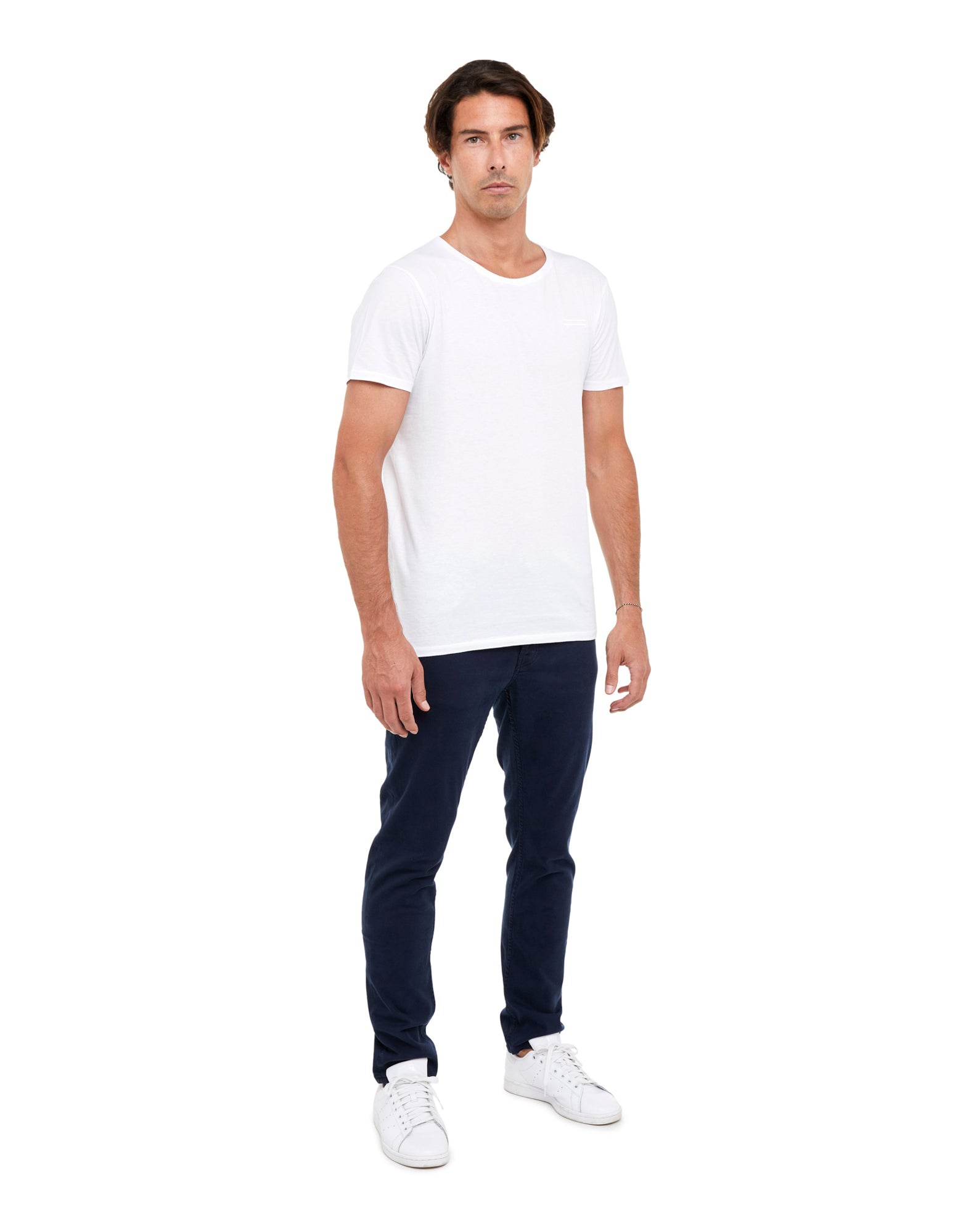 pantalon regular marine PULLIN en coton