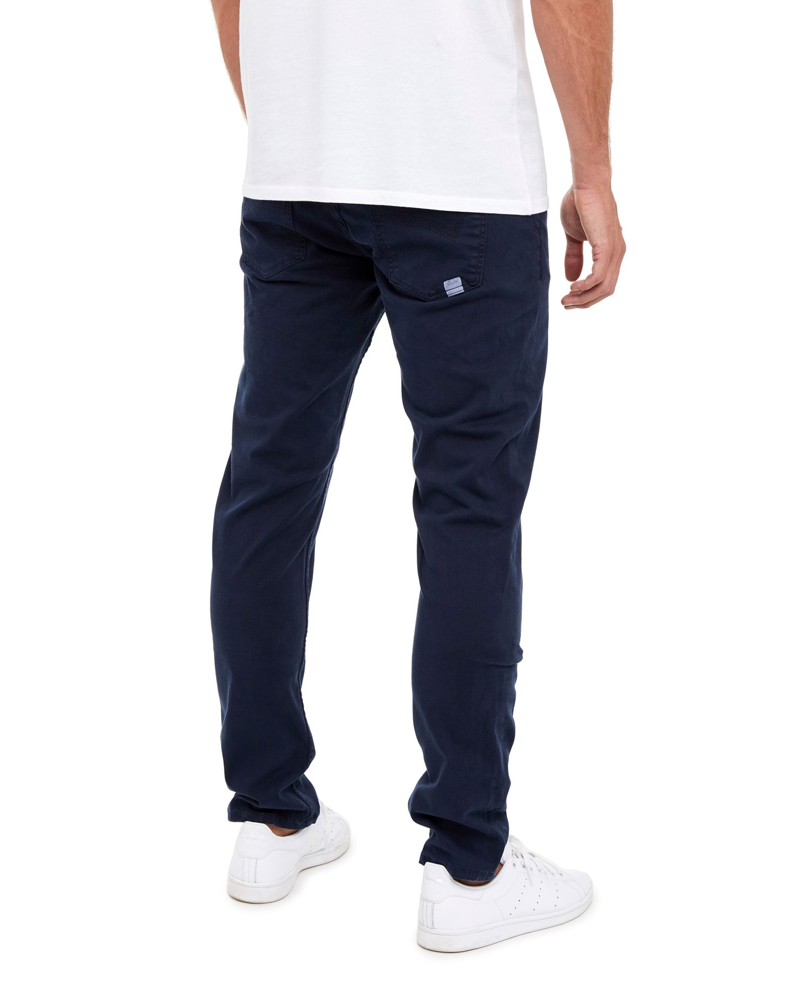 pantalon regular marine PULLIN en coton