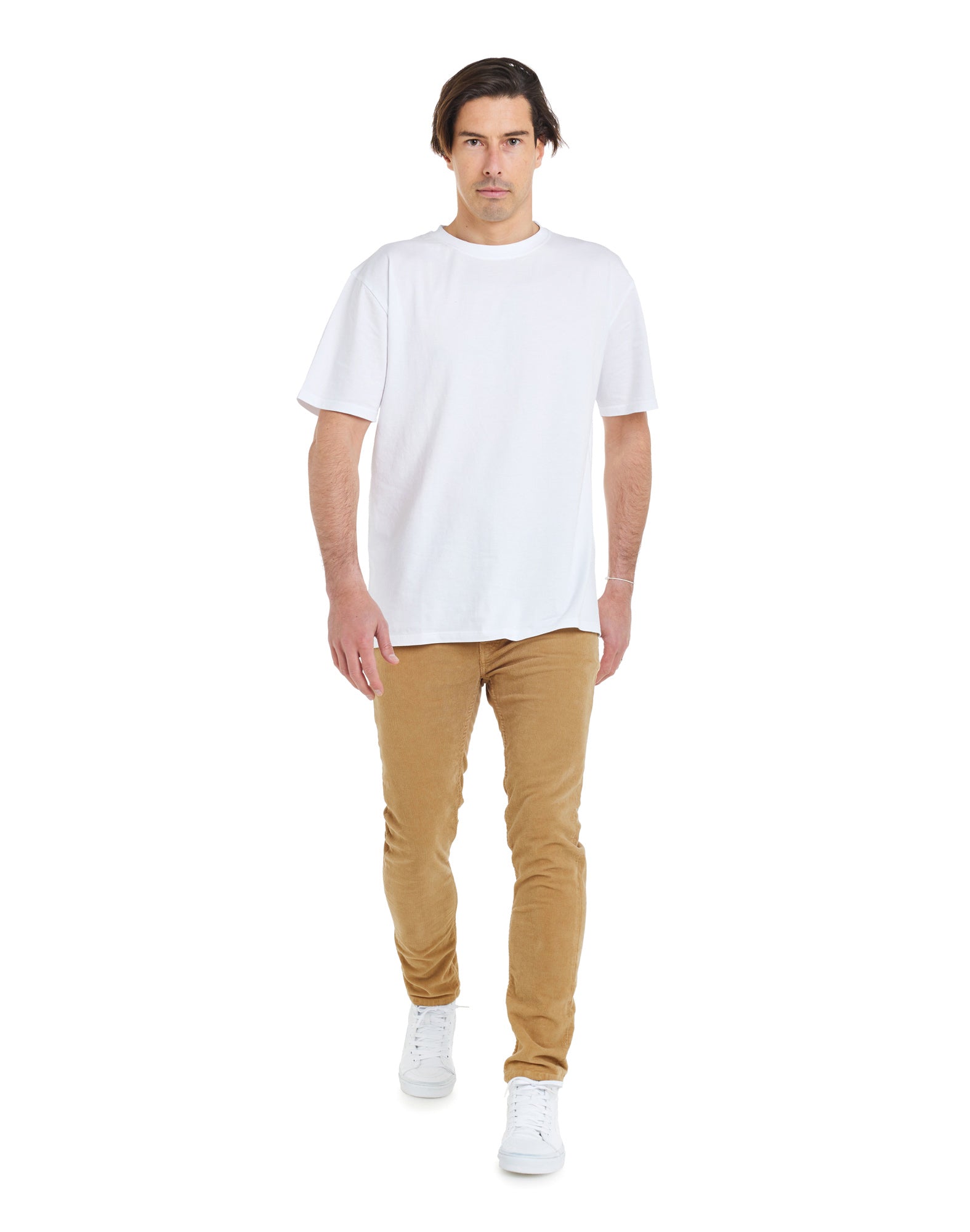 pantalon regular roybeige2 PULLIN en coton