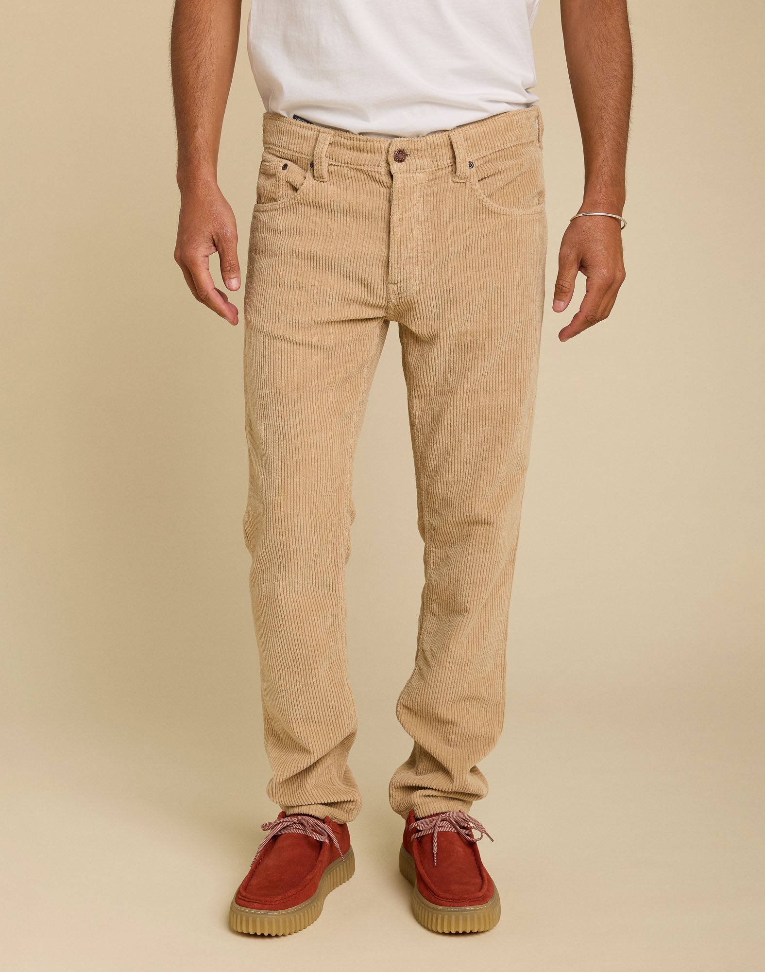 pantalon regular roybiscott PULLIN en coton