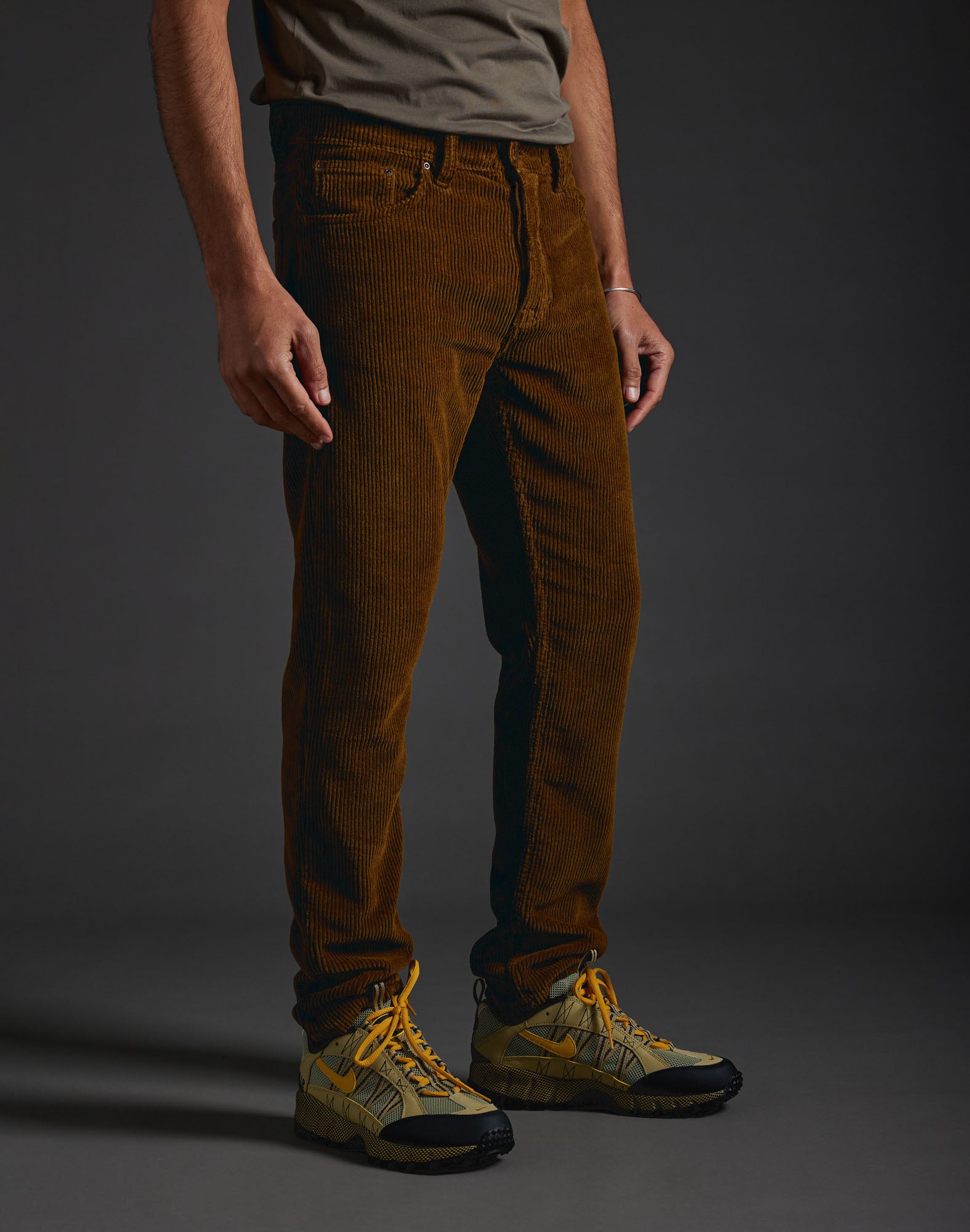 pantalon regular roycapo PULLIN en coton