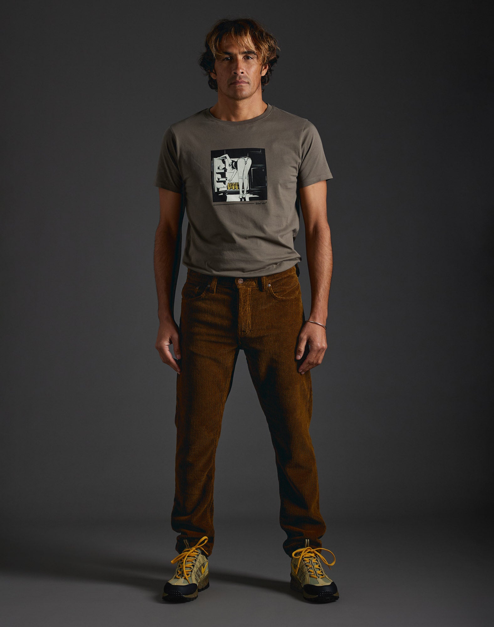 pantalon regular roycapo PULLIN en coton