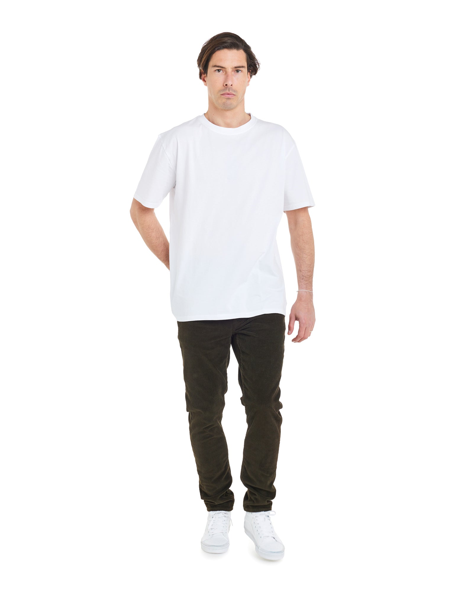 pantalon regular khaki PULLIN en coton