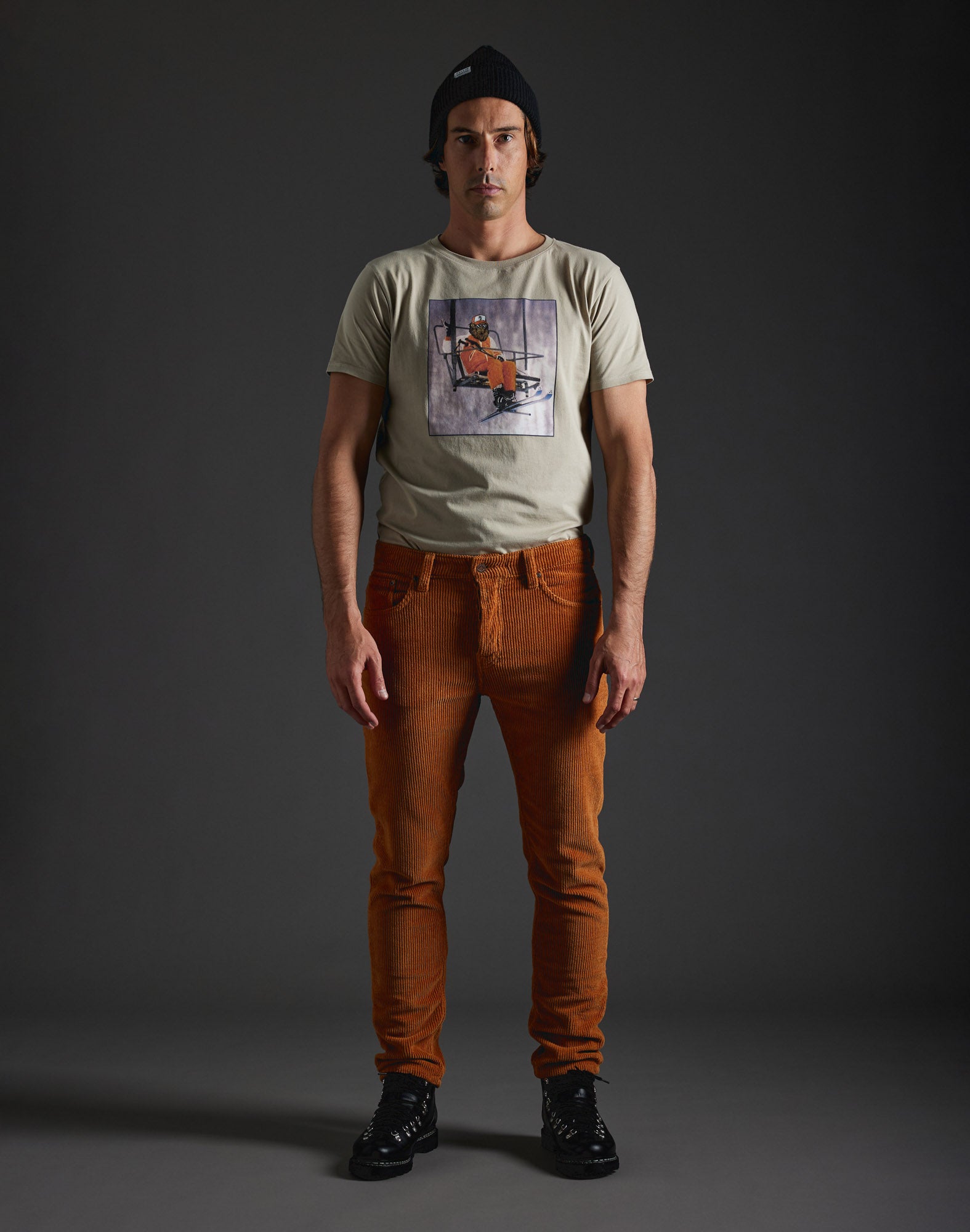 pantalon regular roypolux PULLIN en coton