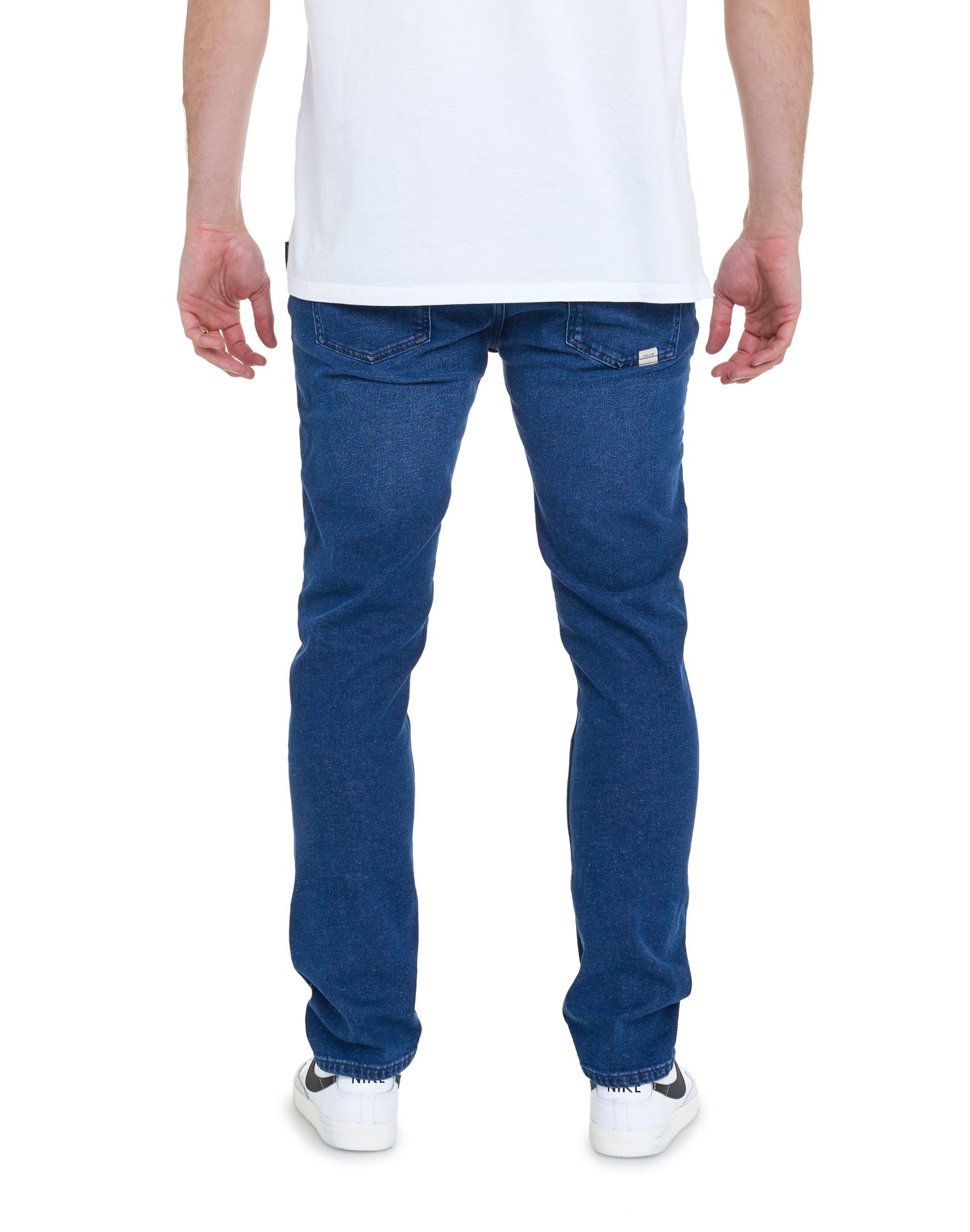 pantalon regular steelblue PULLIN en coton