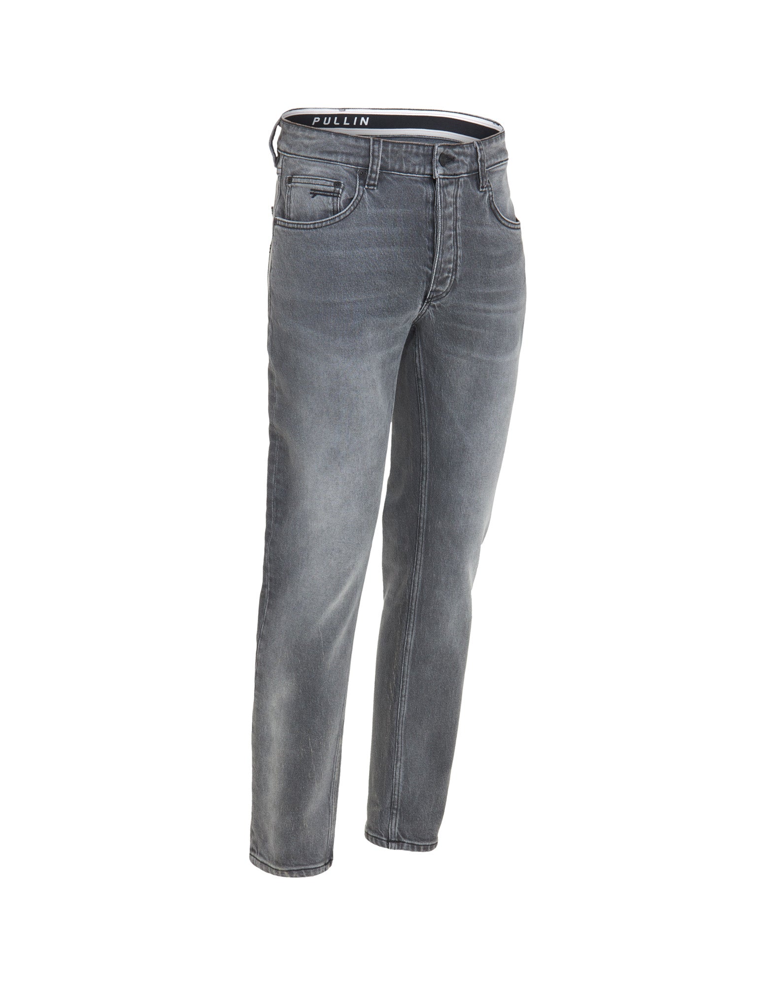 pantalon regular stonegrey PULLIN en coton