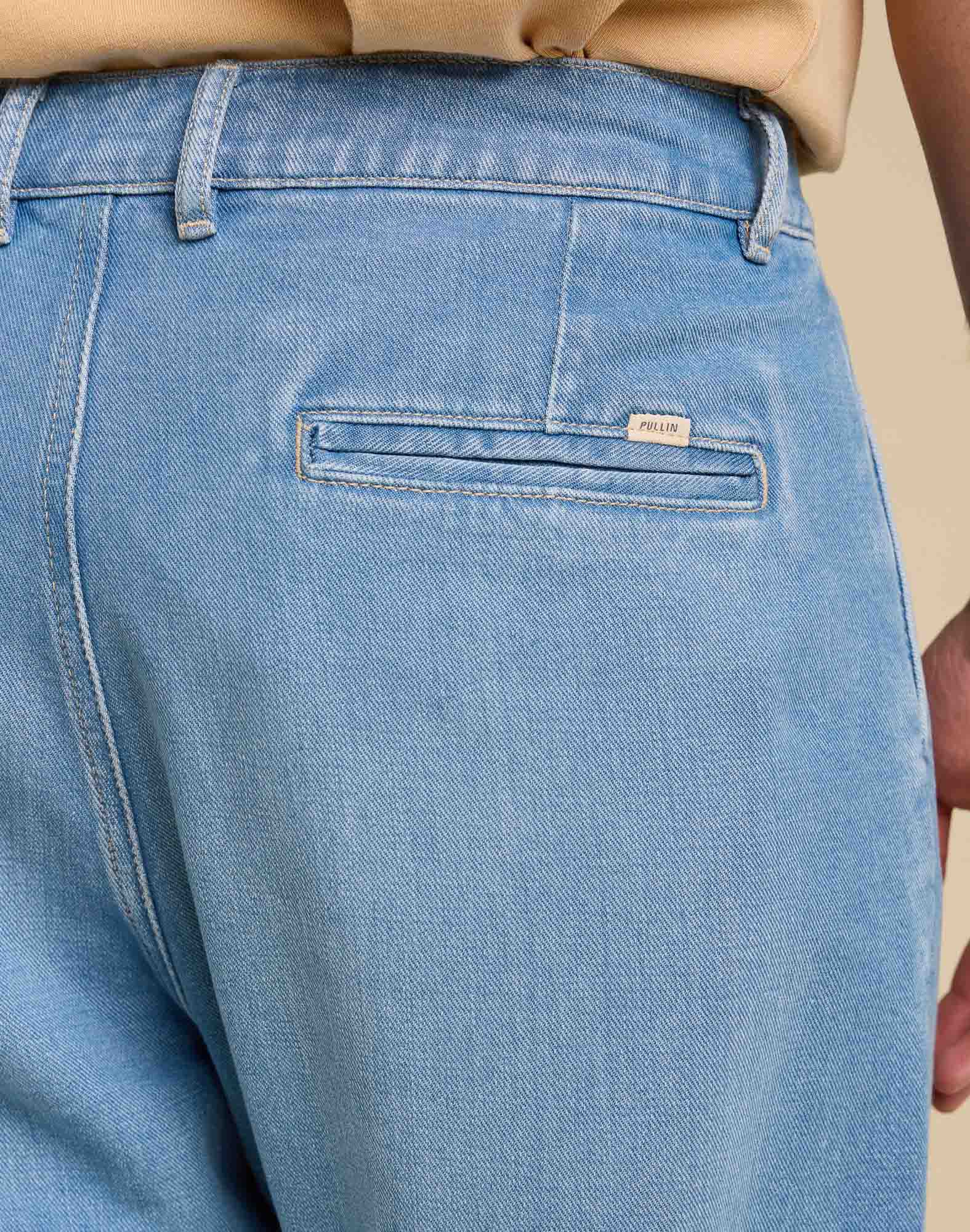 pantalon tapered bleach PULLIN en lyocell