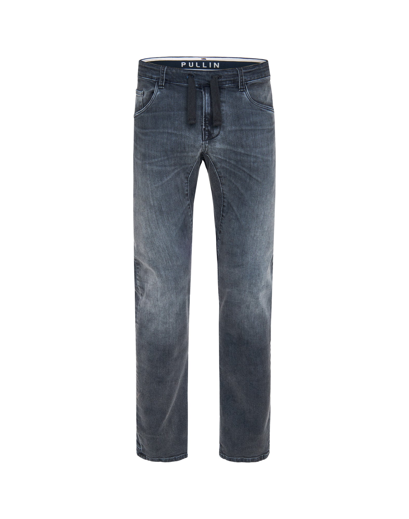 pantalon tapered blues PULLIN en coton