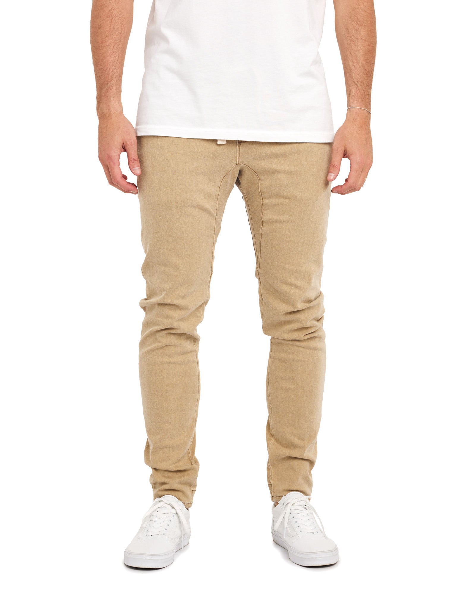 pantalon tapered john PULLIN en coton