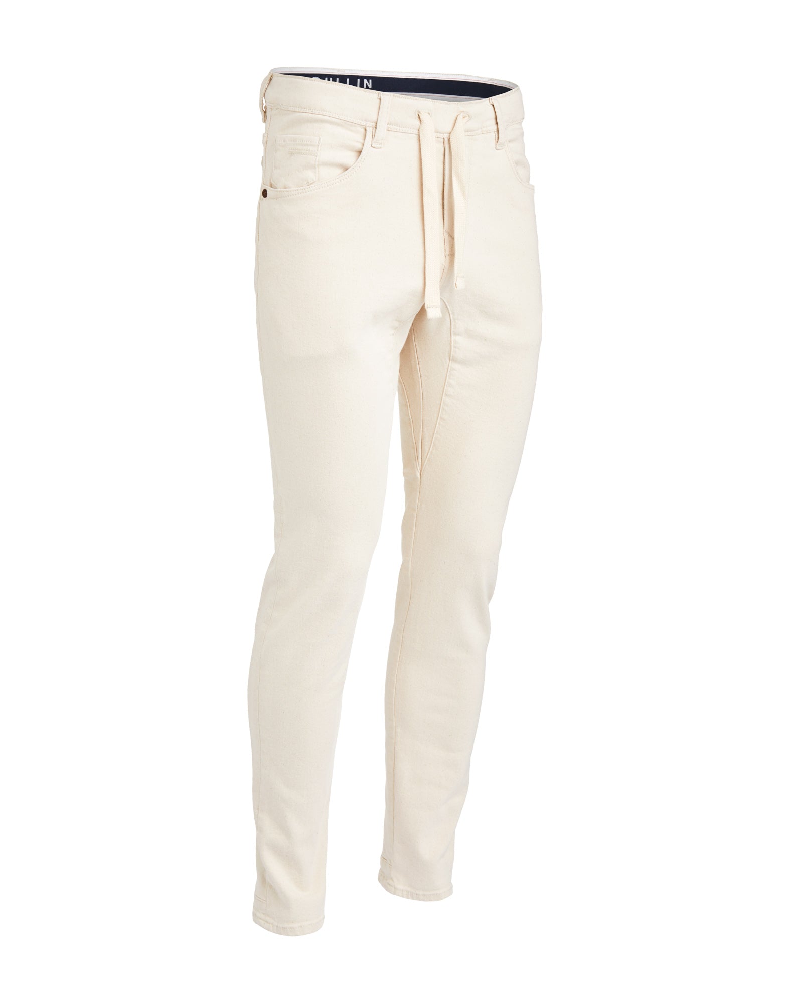pantalon tapered natural PULLIN en coton