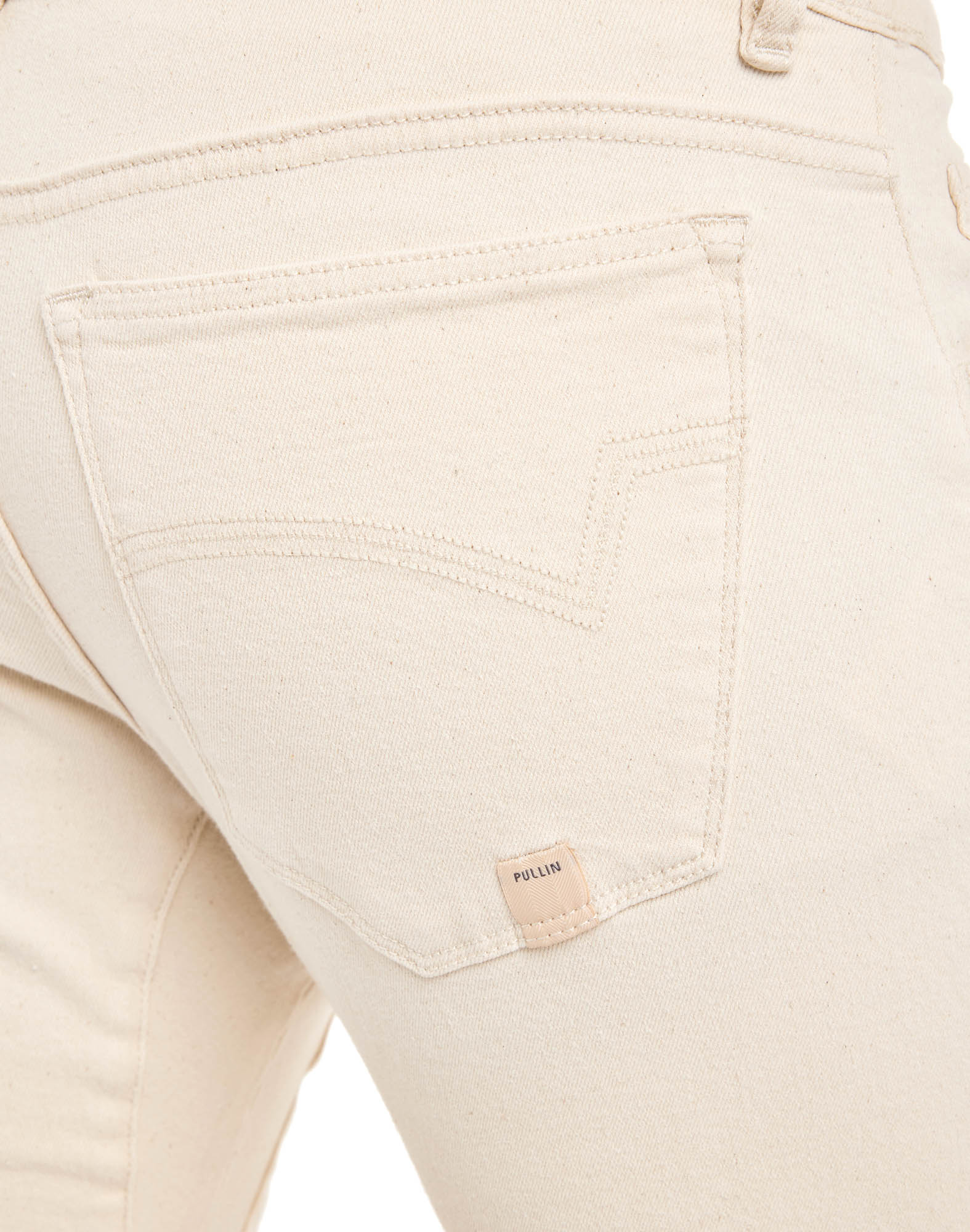 pantalon tapered natural PULLIN en coton
