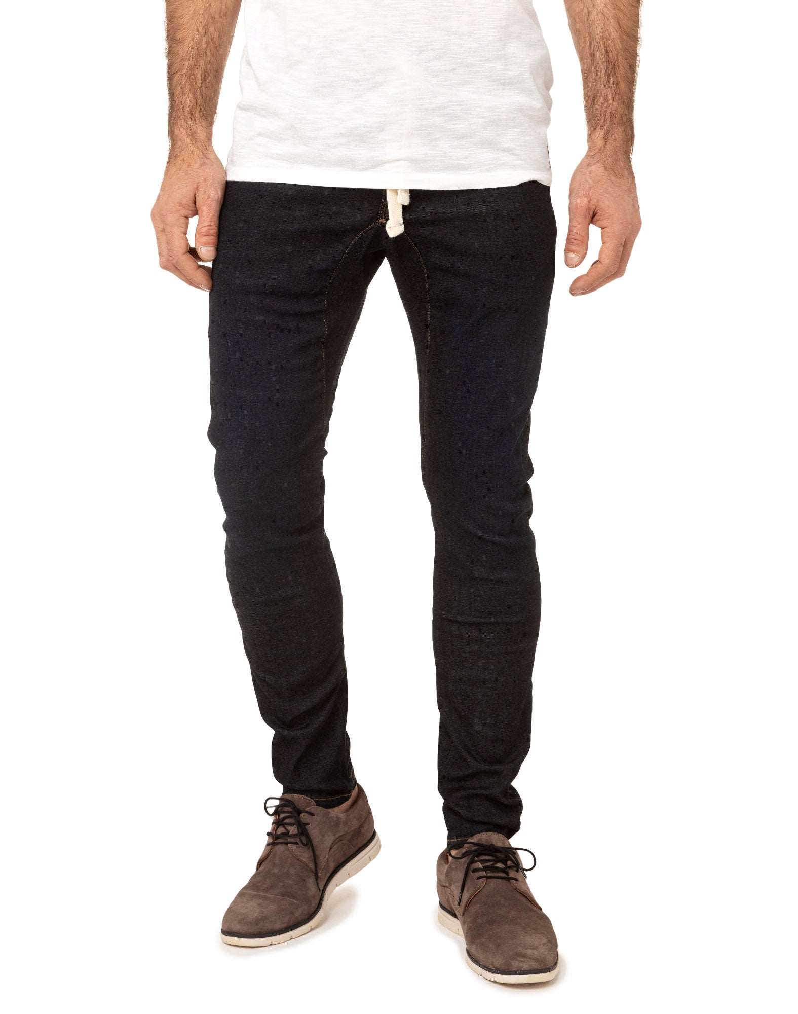 pantalon tapered raw PULLIN en coton