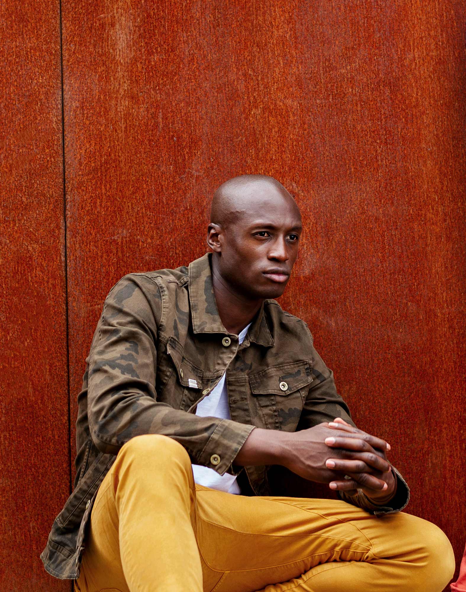 pantalon tapered rubber PULLIN en coton