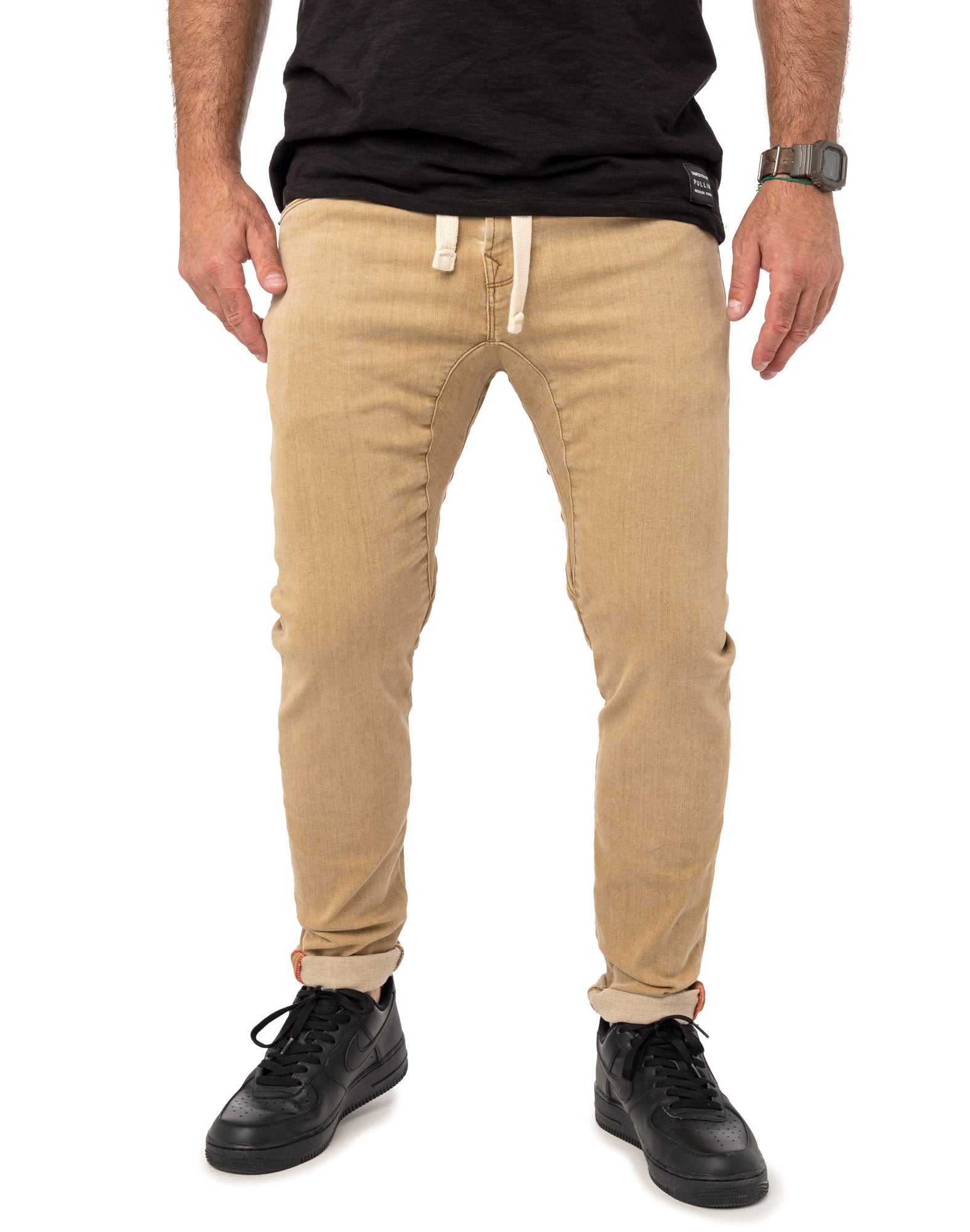 pantalon homme dening epic 2 sable PULLIN en coton