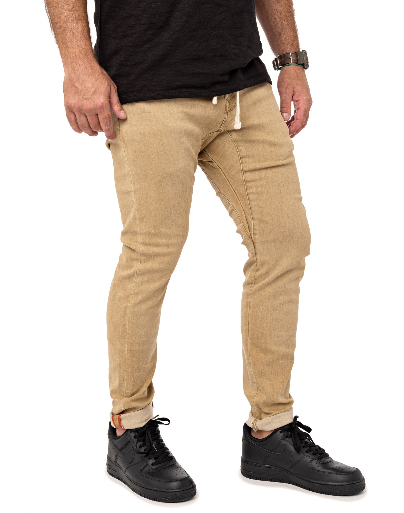 pantalon homme dening epic 2 sable PULLIN en coton