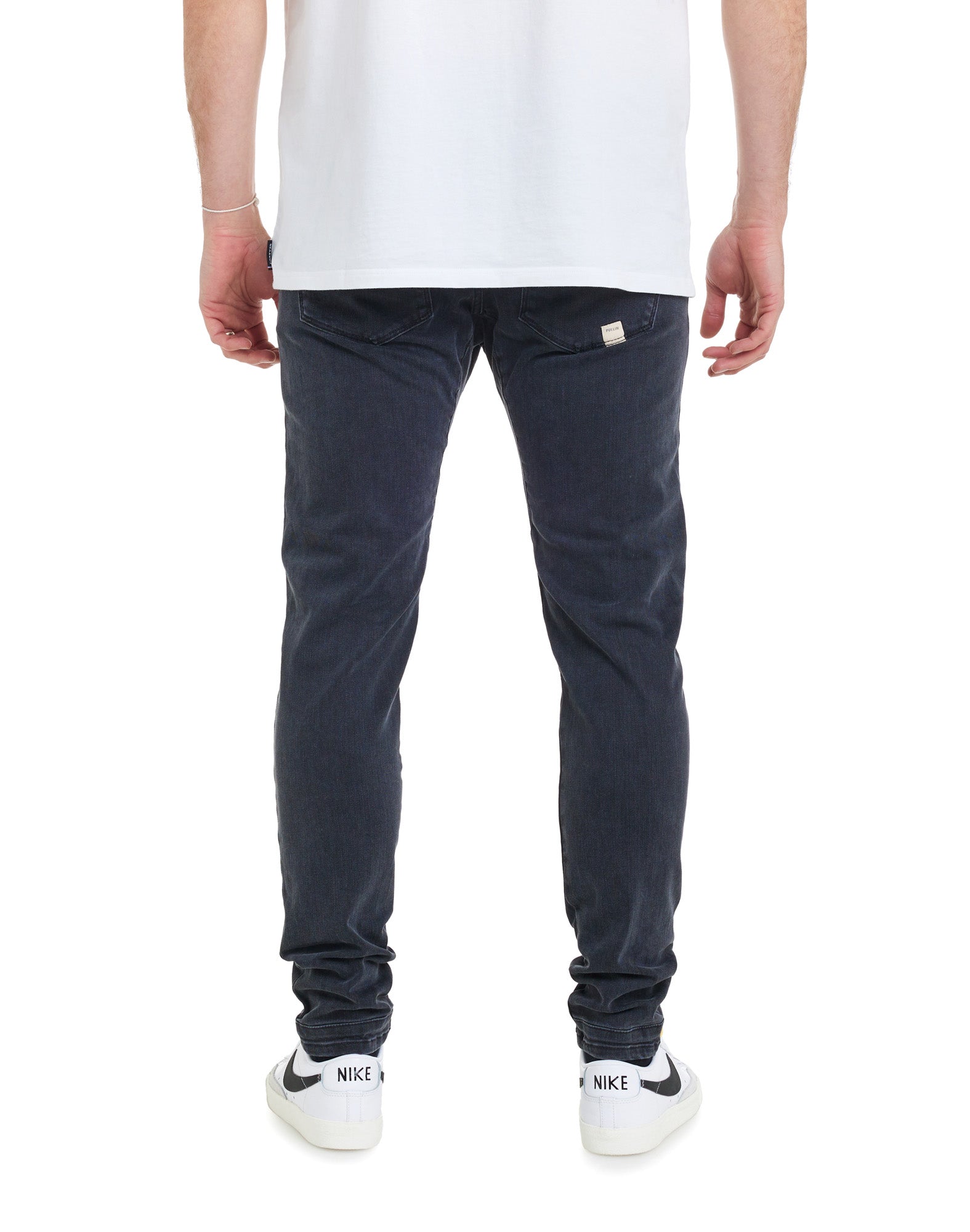 pantalon tapered smoked PULLIN en coton