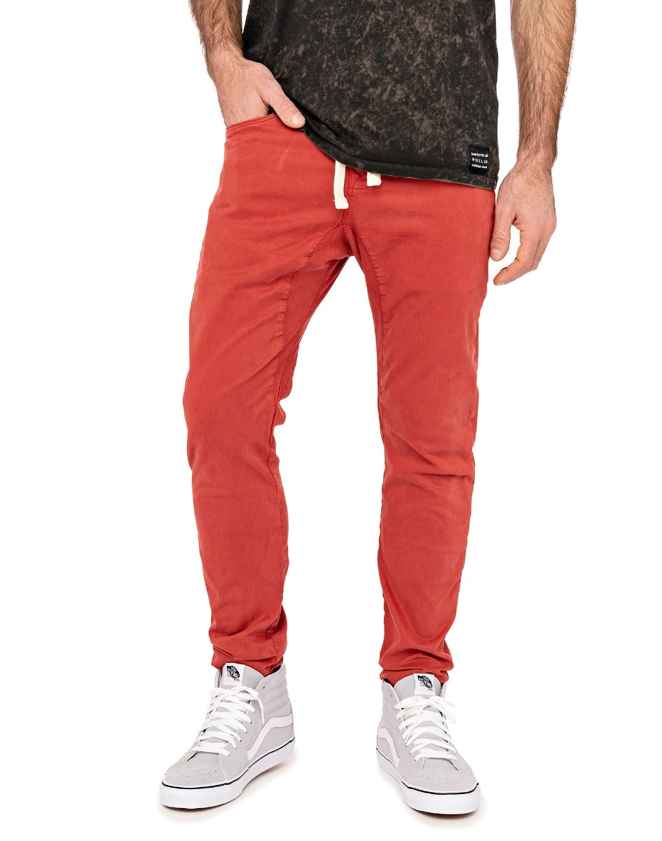 pantalon tapered tandori PULLIN en coton