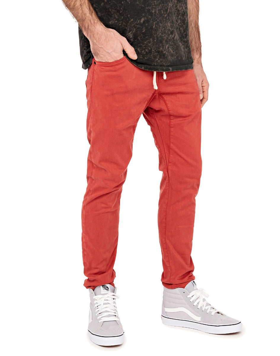 pantalon tapered tandori PULLIN en coton