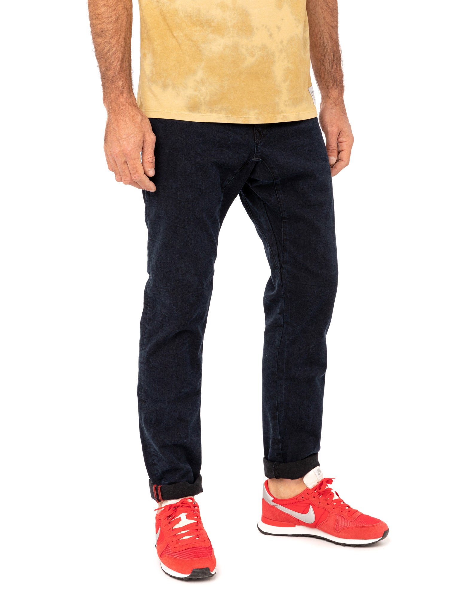 pantalon straight ashblue PULLIN en coton