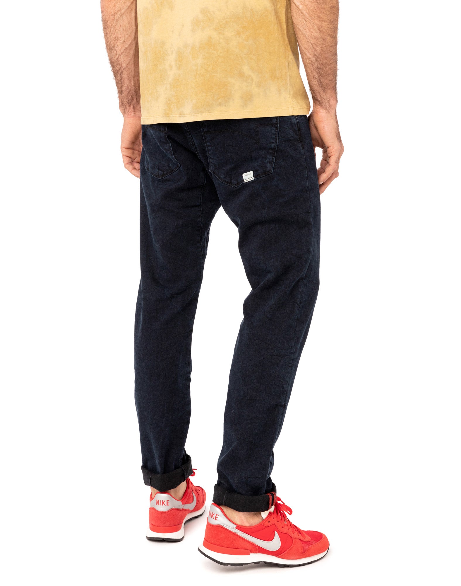 pantalon straight ashblue PULLIN en coton