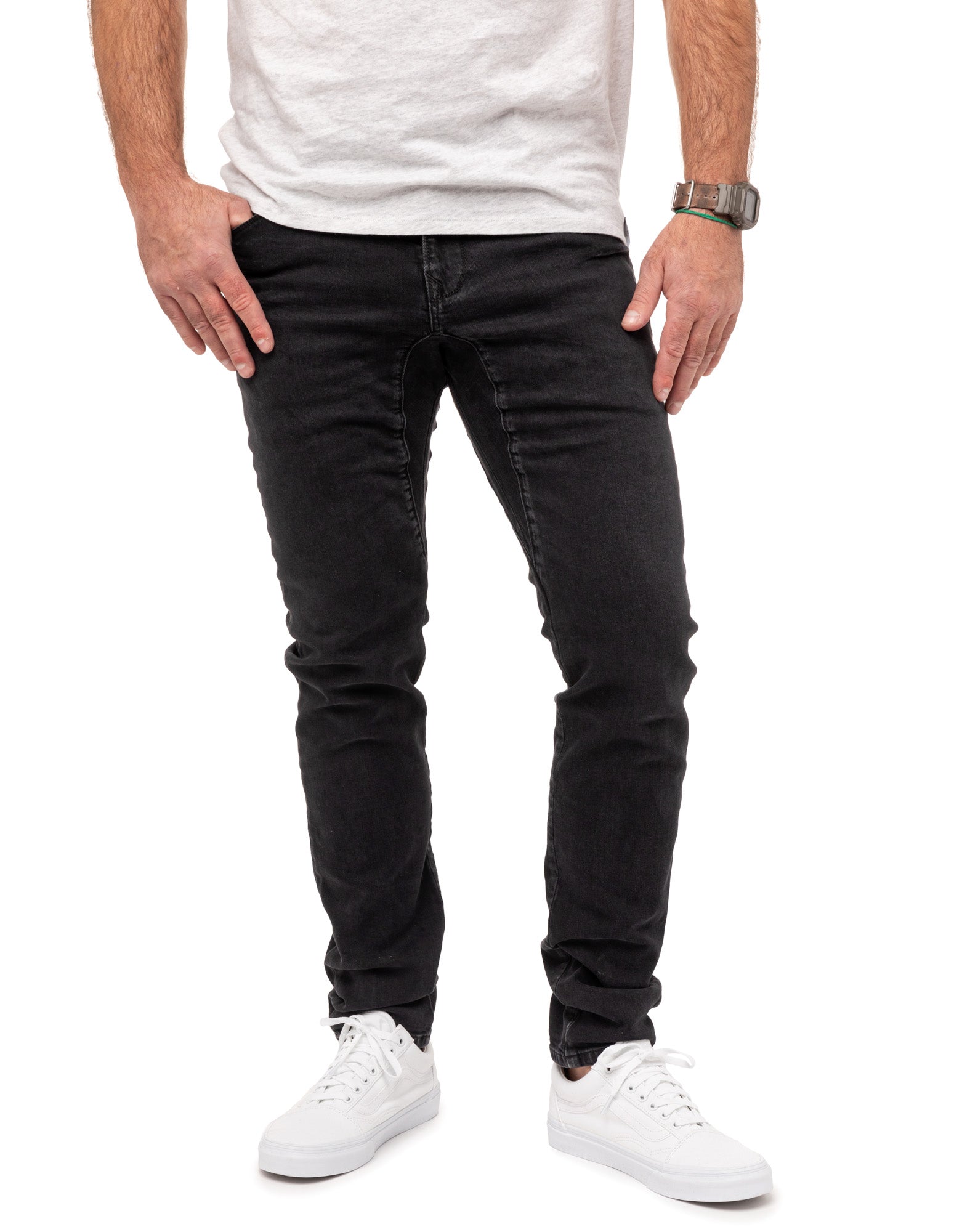 pantalon straight blkshade PULLIN en coton
