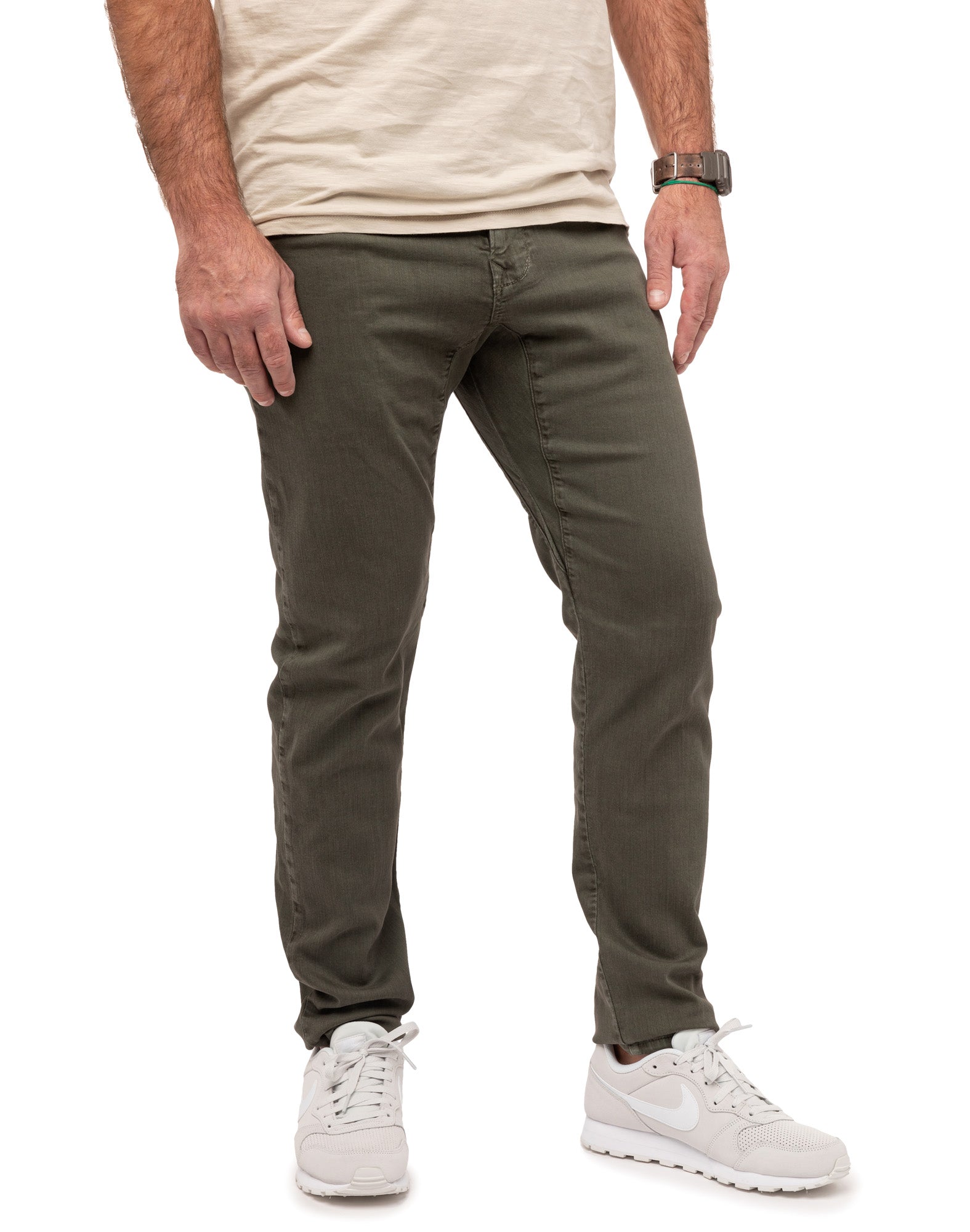 pantalon straight canope PULLIN en coton