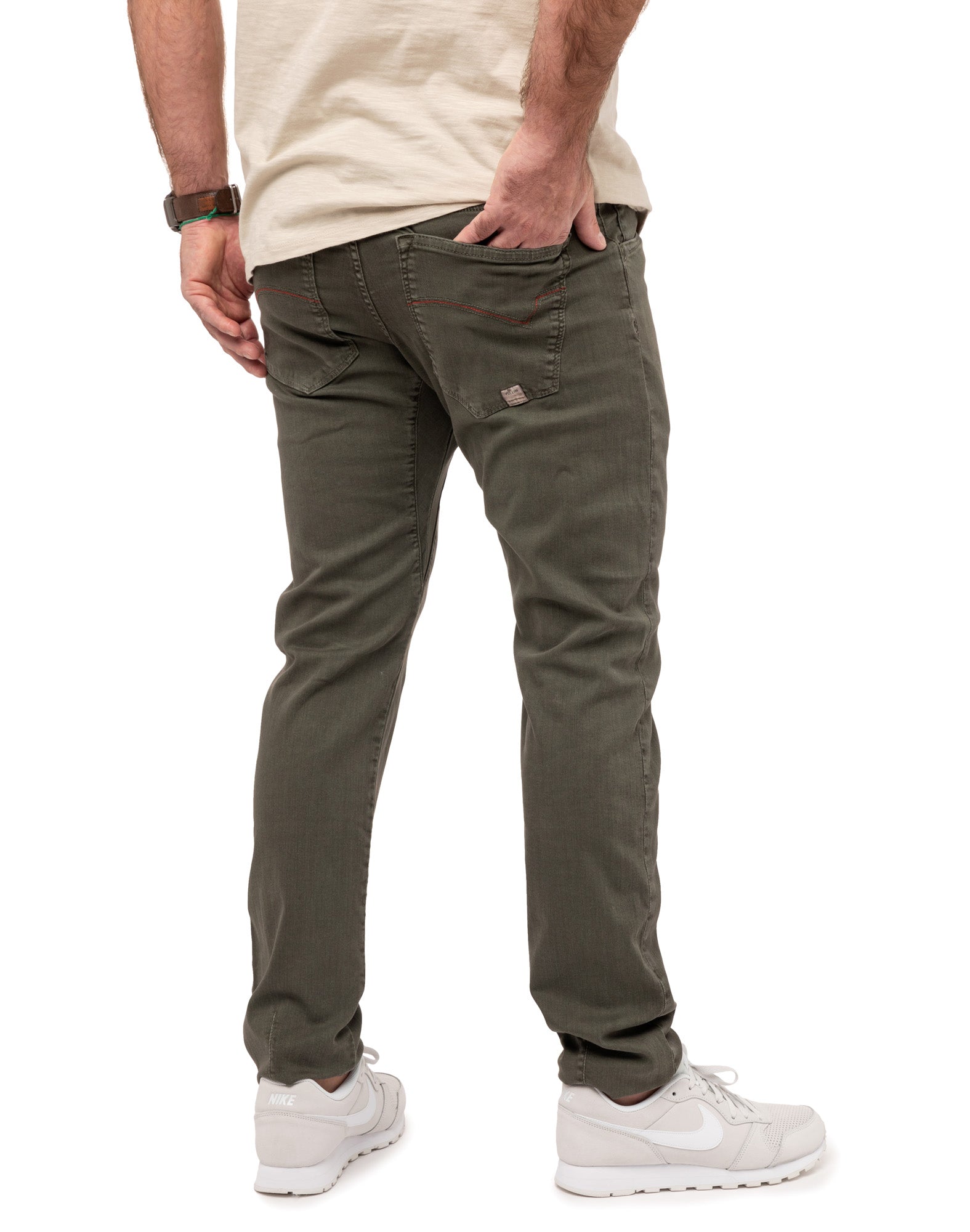 pantalon straight canope PULLIN en coton