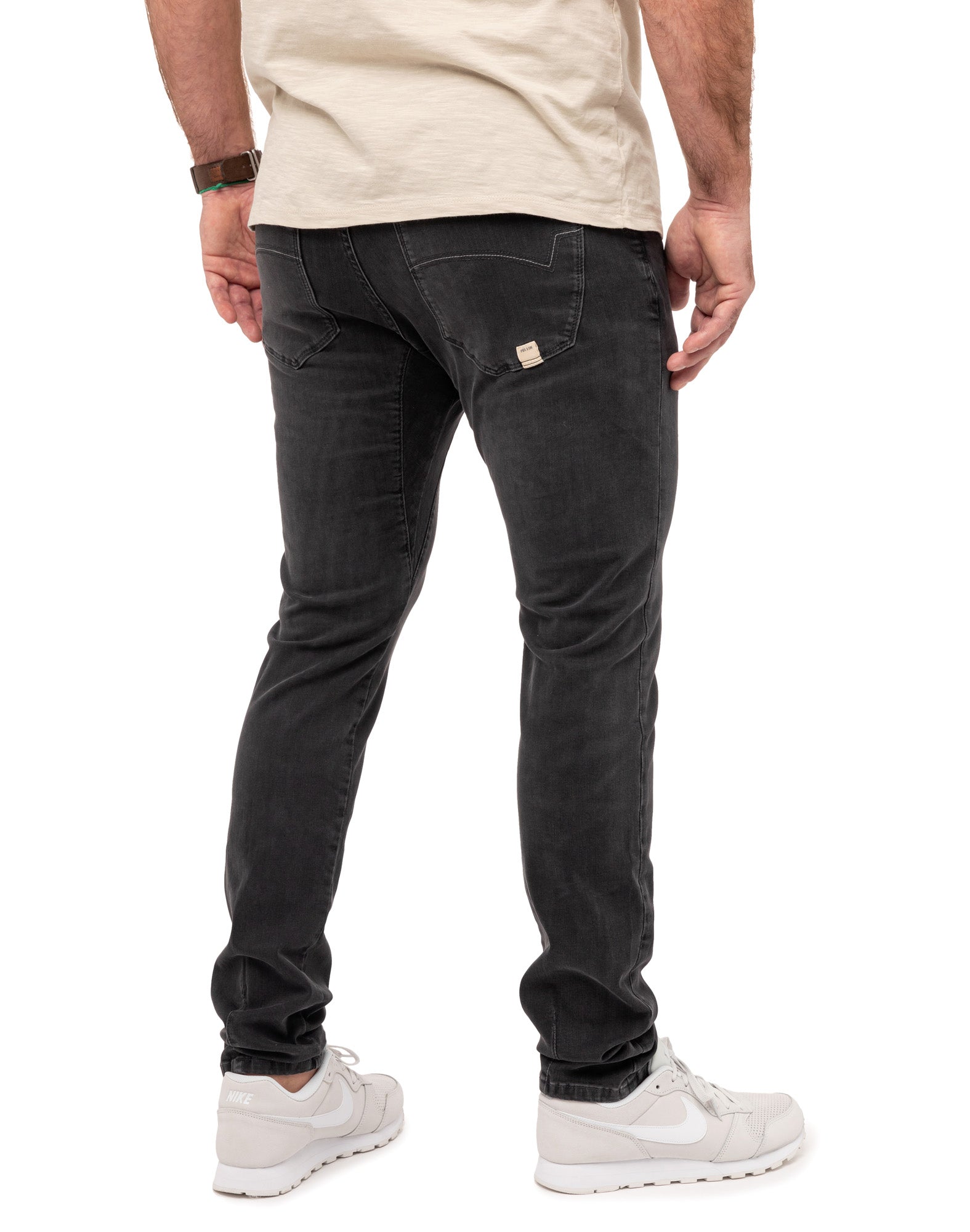 pantalon straight coolgray PULLIN en coton