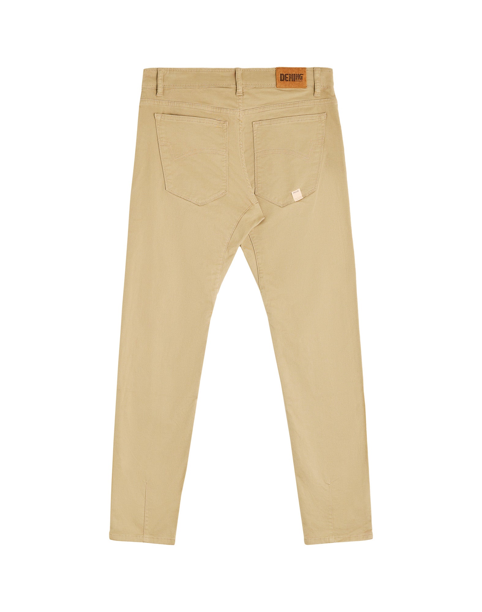 pantalon straight cream PULLIN en coton