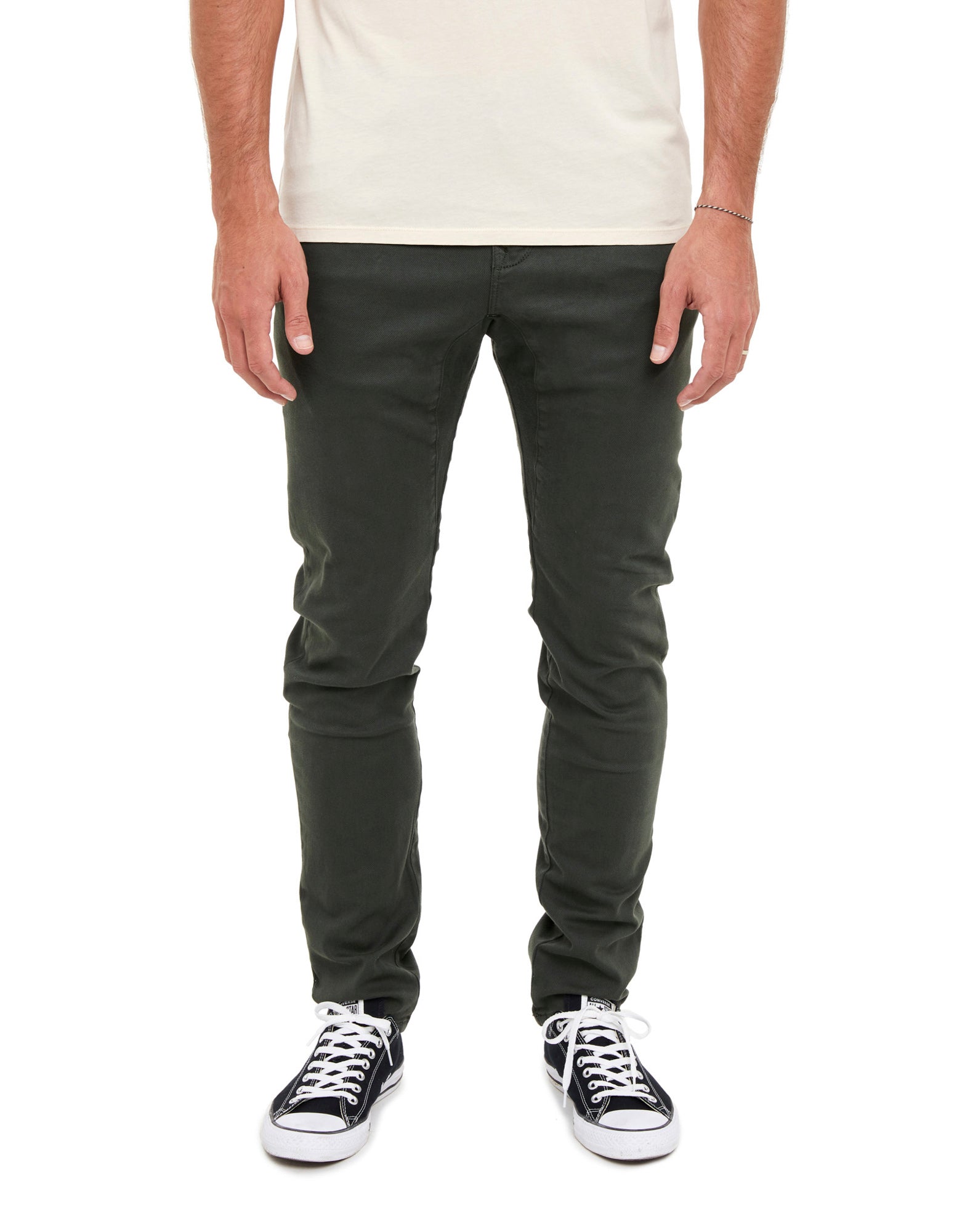 pantalon straight empire PULLIN en coton
