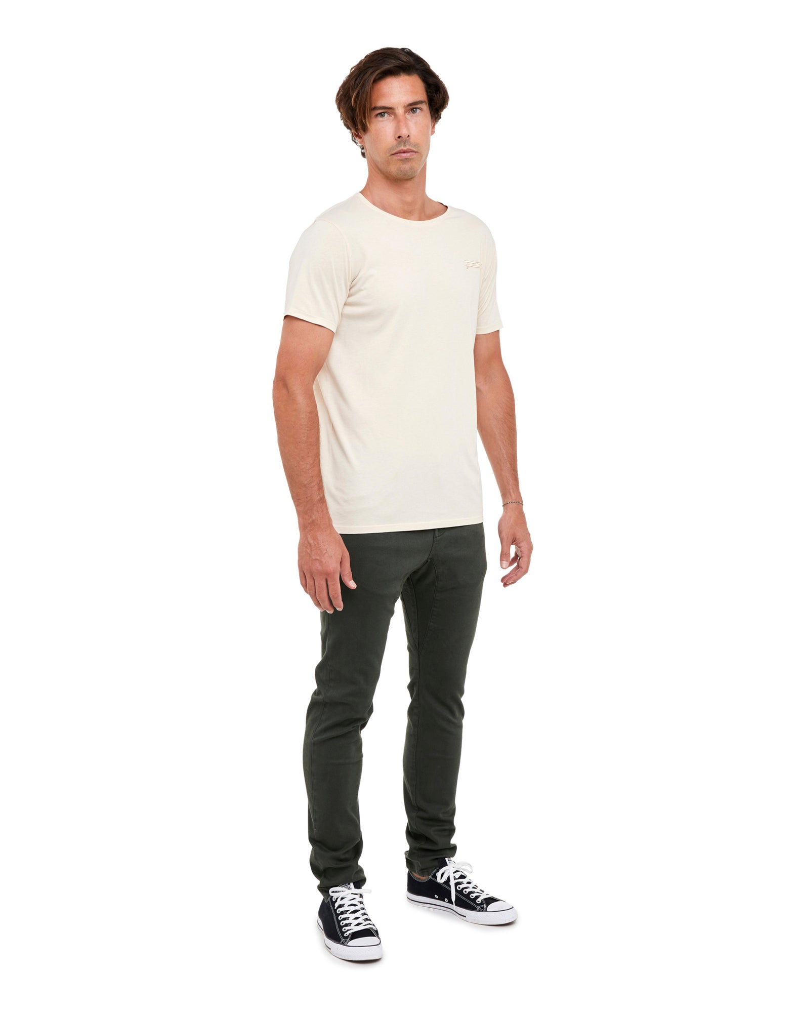 pantalon straight empire PULLIN en coton