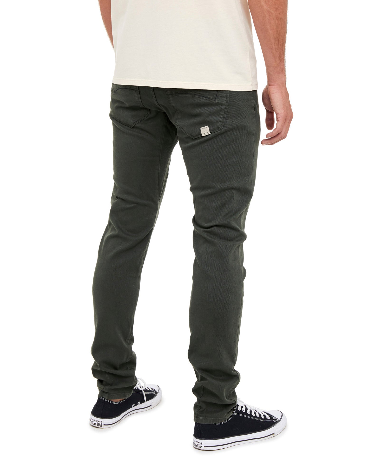 pantalon straight empire PULLIN en coton