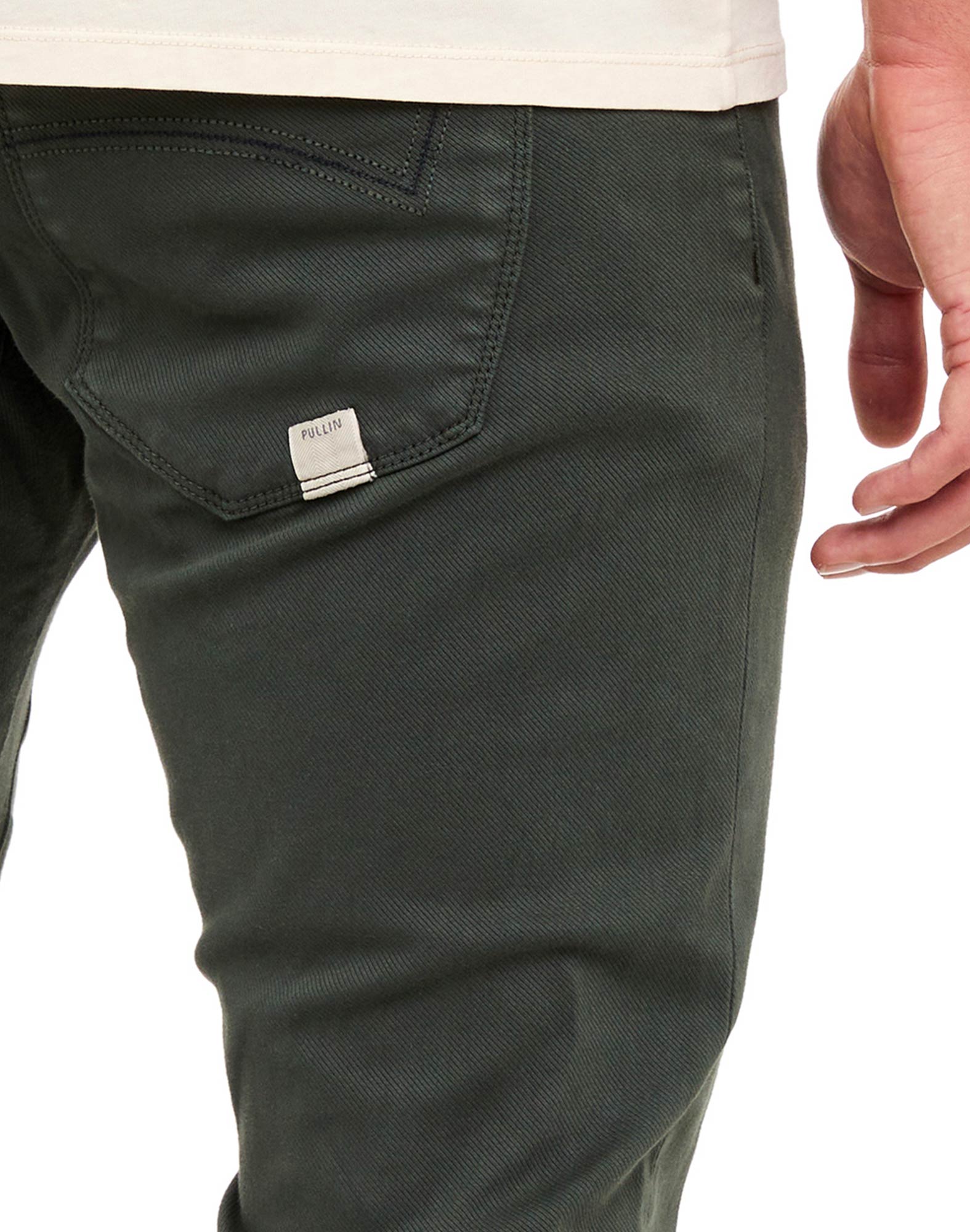 pantalon straight empire PULLIN en coton