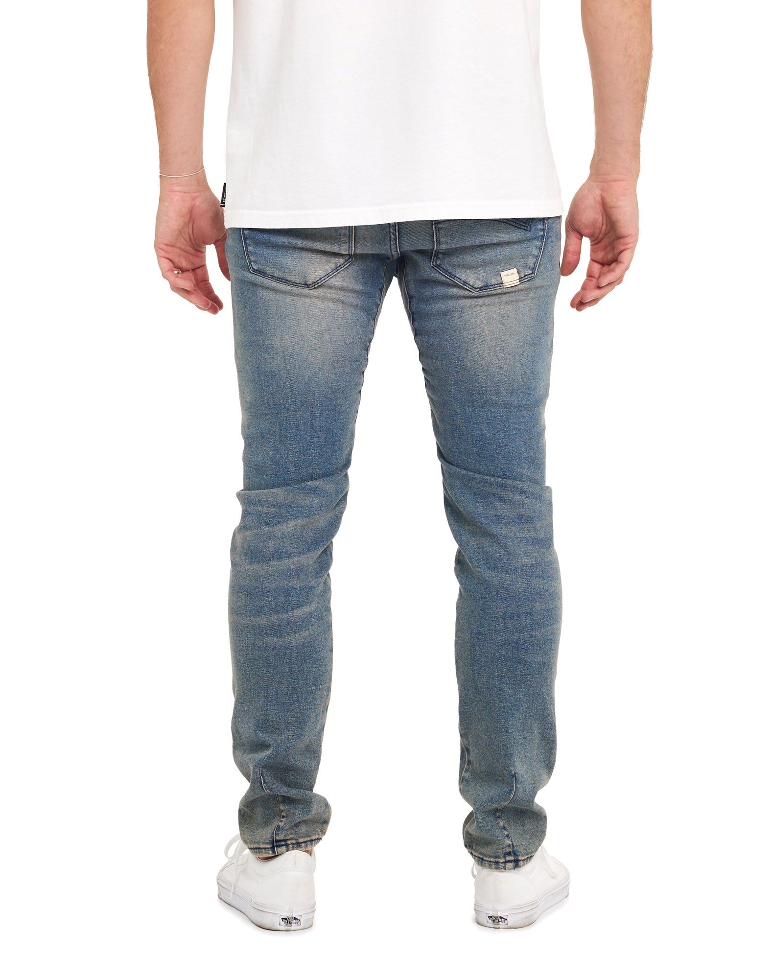 pantalon straight griffin PULLIN en coton